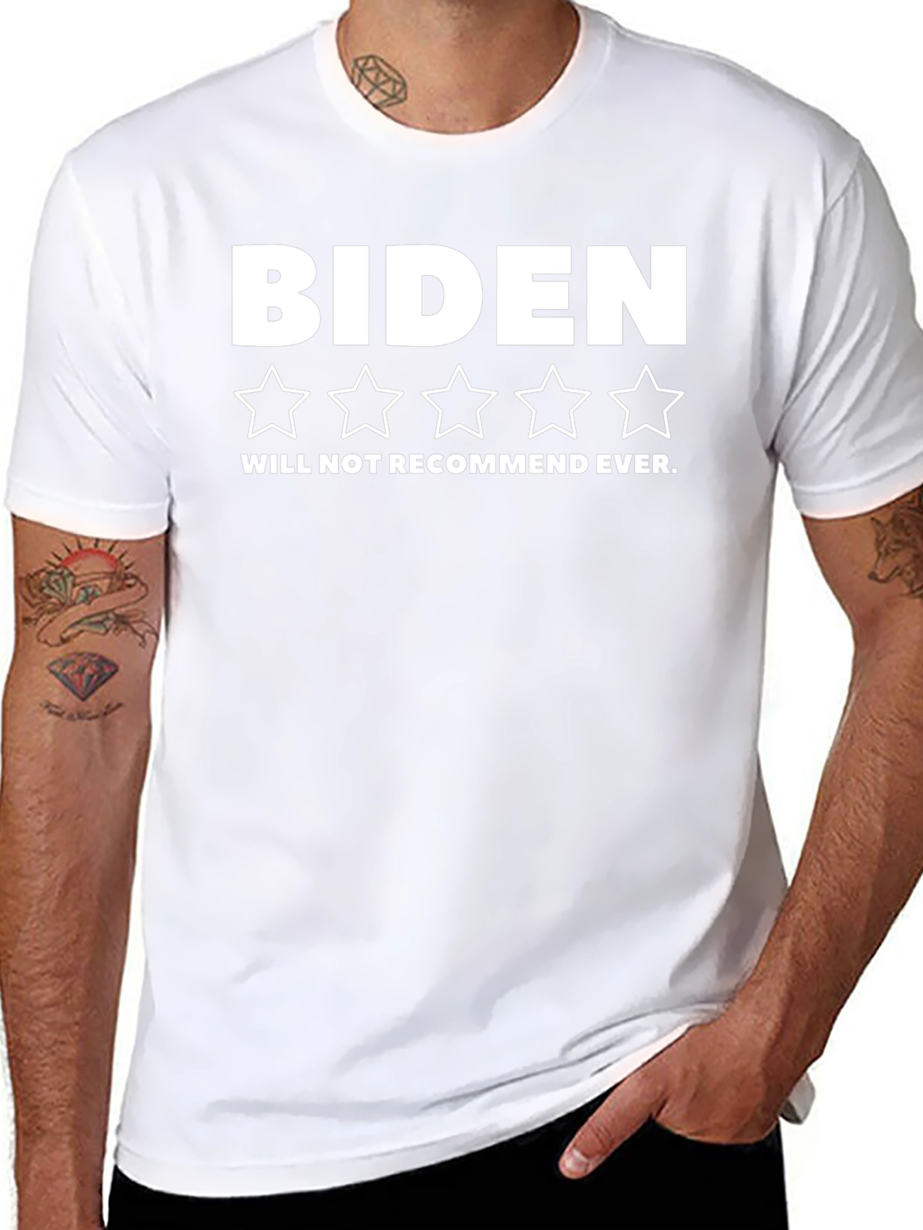 Biden One-Star T-Shirt - Will Not Recommend