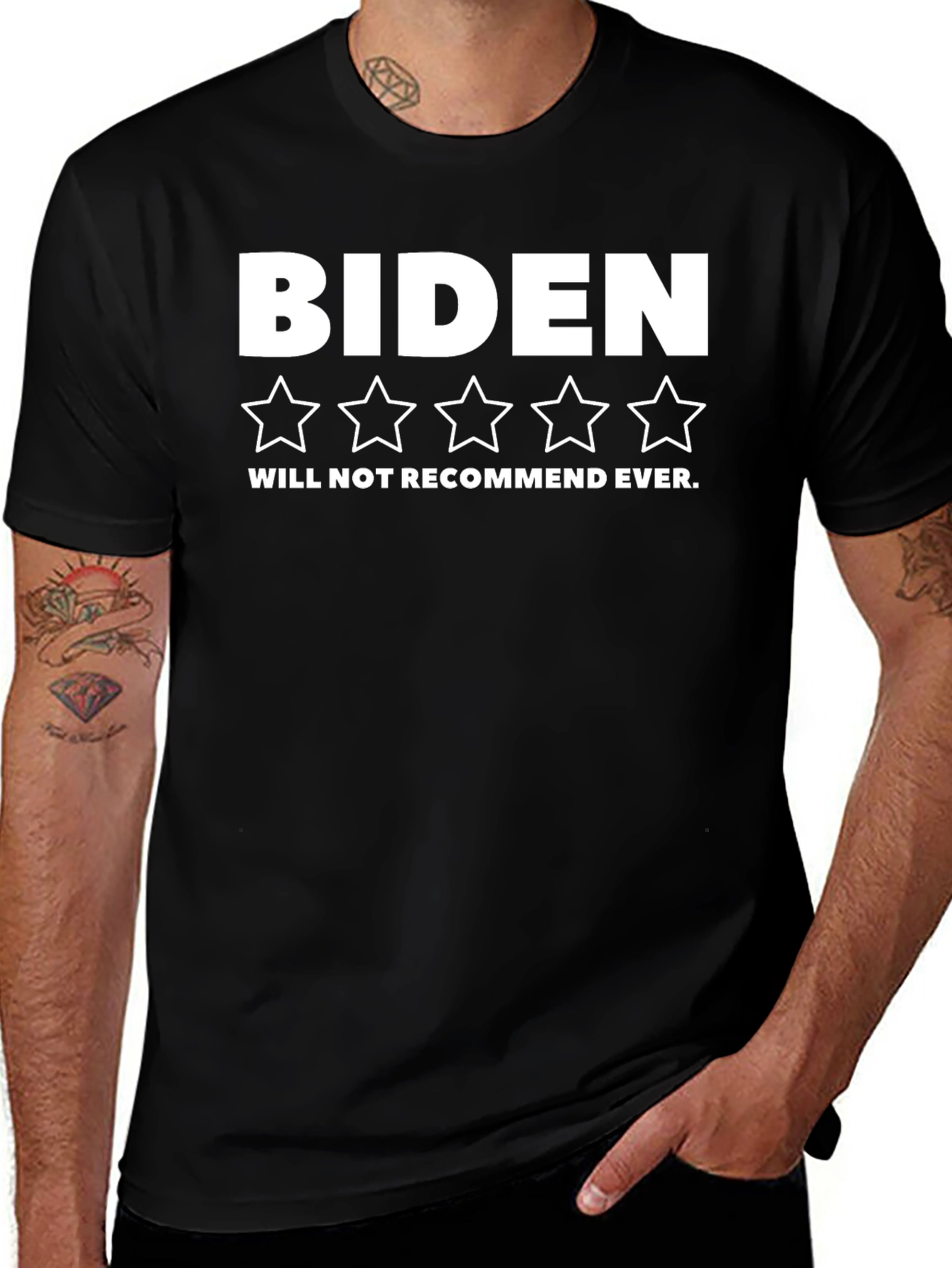 Biden One-Star T-Shirt - Will Not Recommend