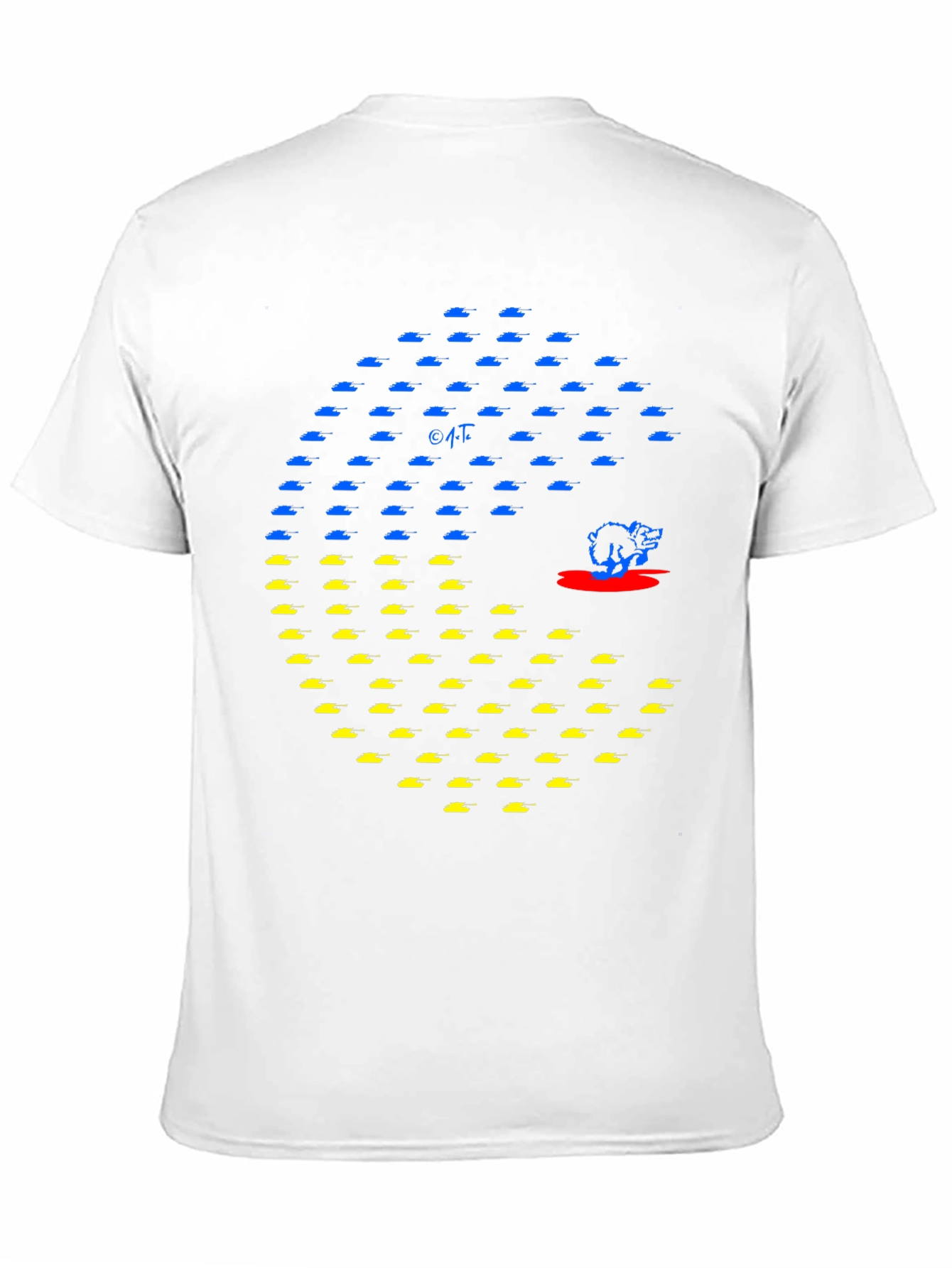 Ukraine Tank Pac-Man Graphic Tee