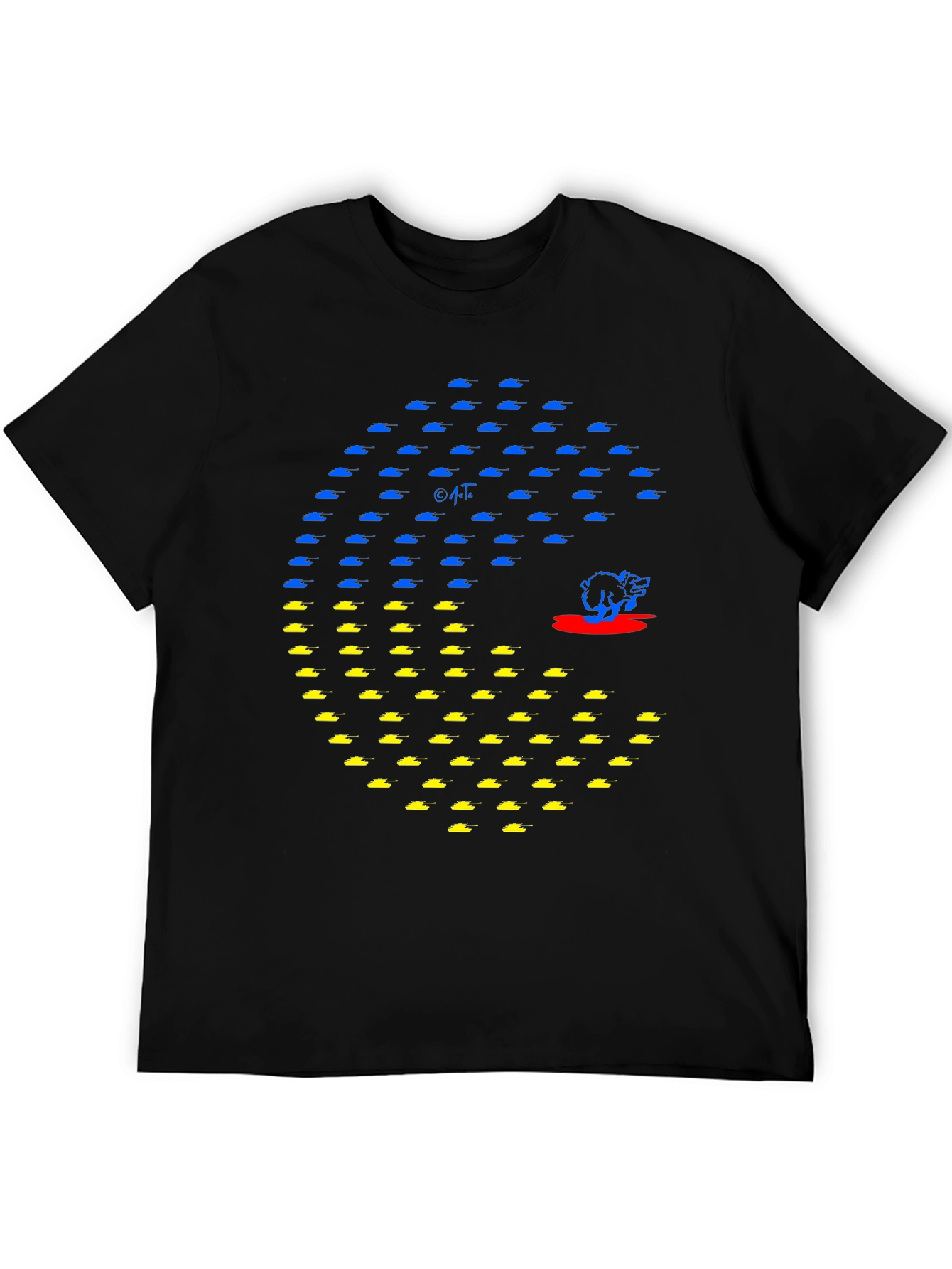Ukraine Tank Pac-Man Graphic Tee