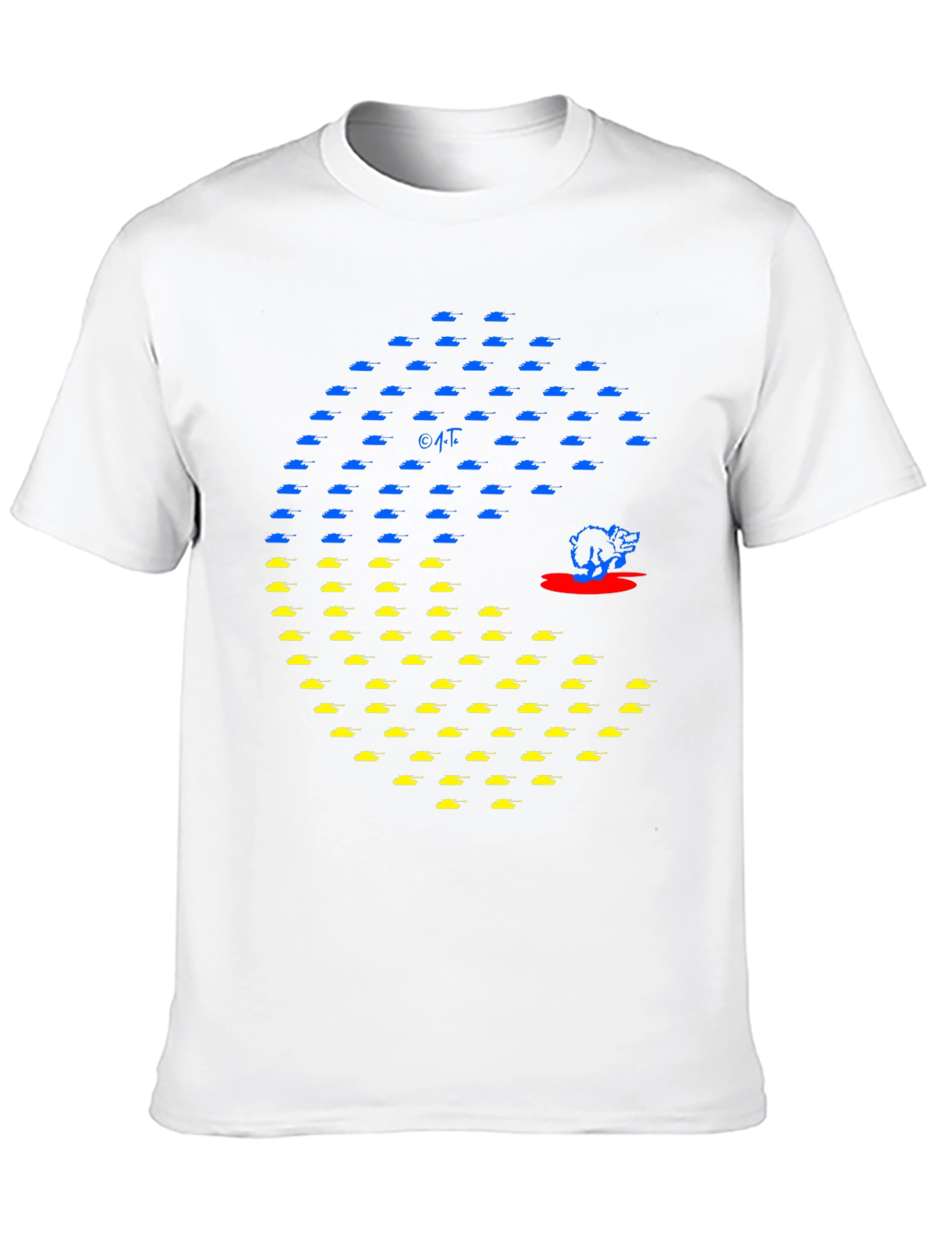 Ukraine Tank Pac-Man Graphic Tee