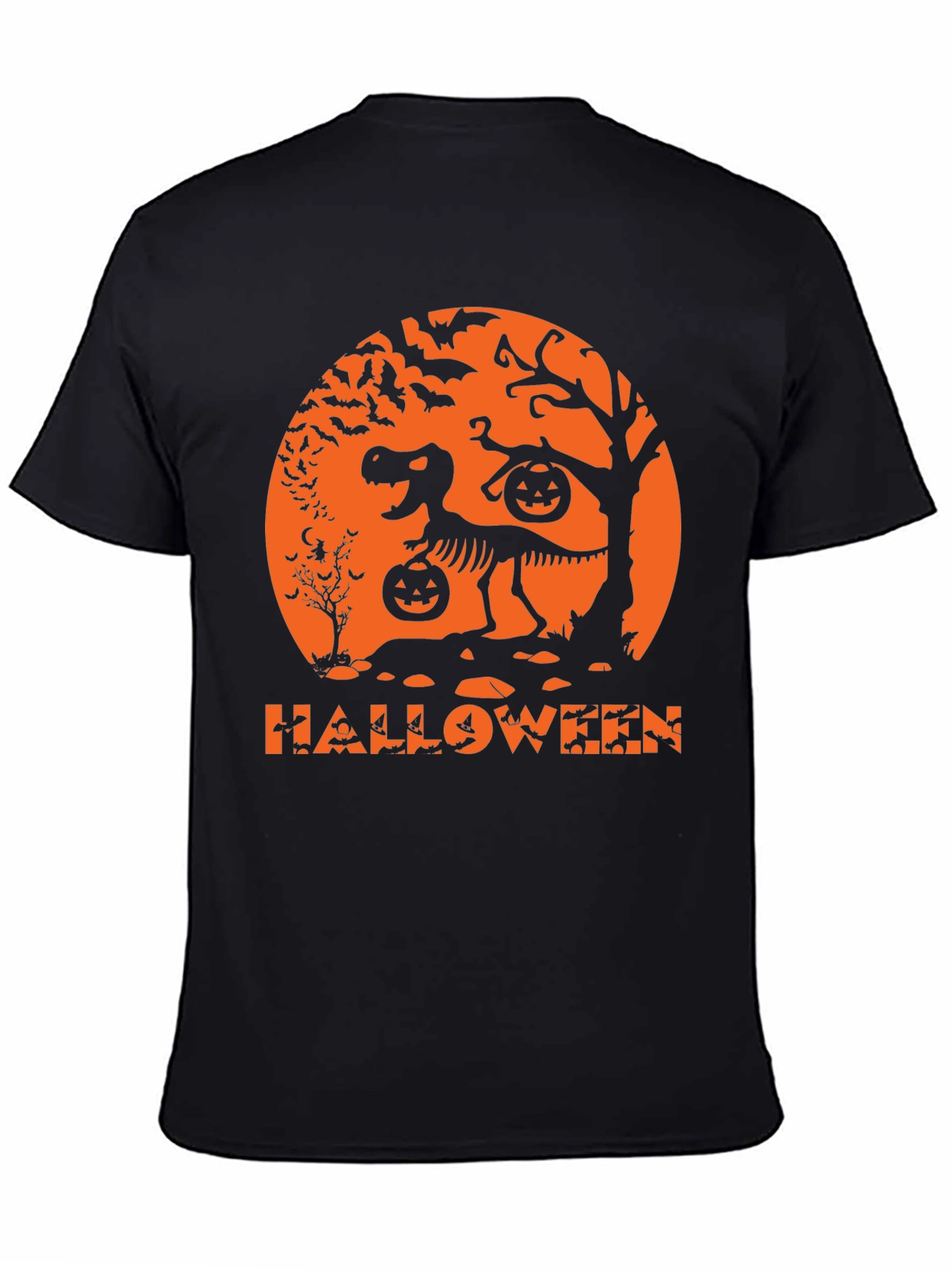 Halloween Dinosaur Skeleton T-Shirt