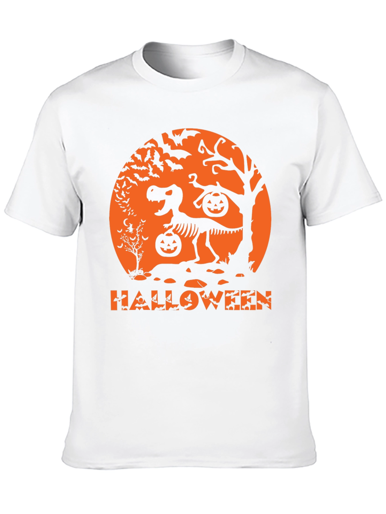 Halloween Dinosaur Skeleton T-Shirt