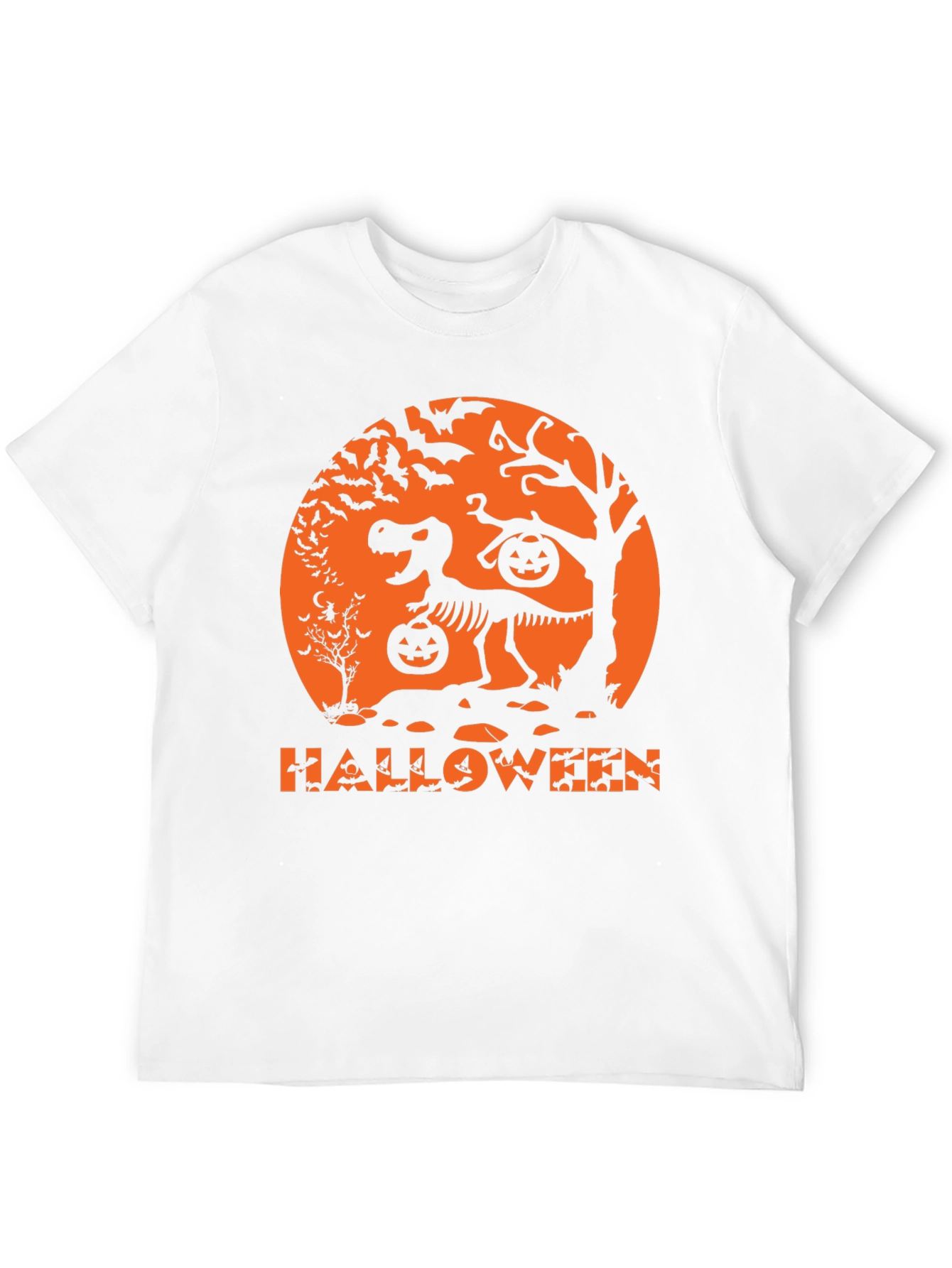 Halloween Dinosaur Skeleton T-Shirt