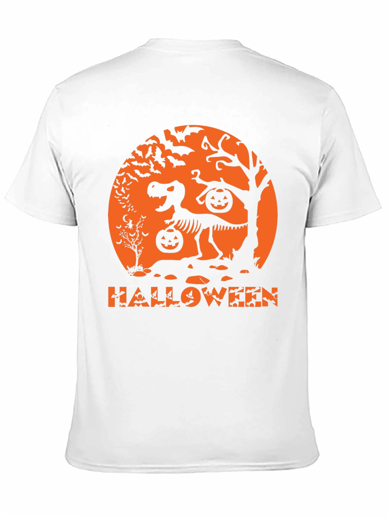 Halloween Dinosaur Skeleton T-Shirt