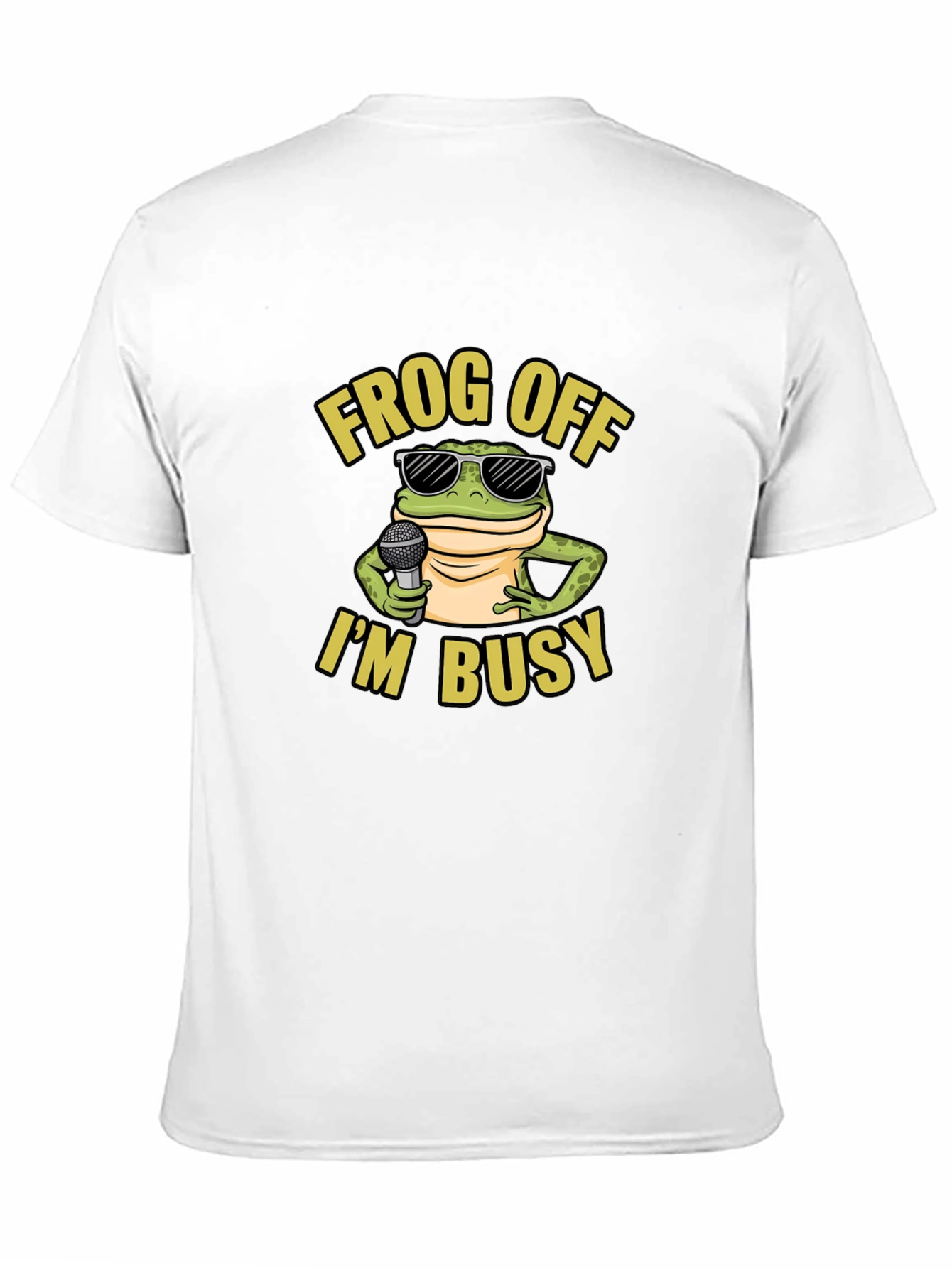 Frog Off Im Busy Graphic T-Shirt
