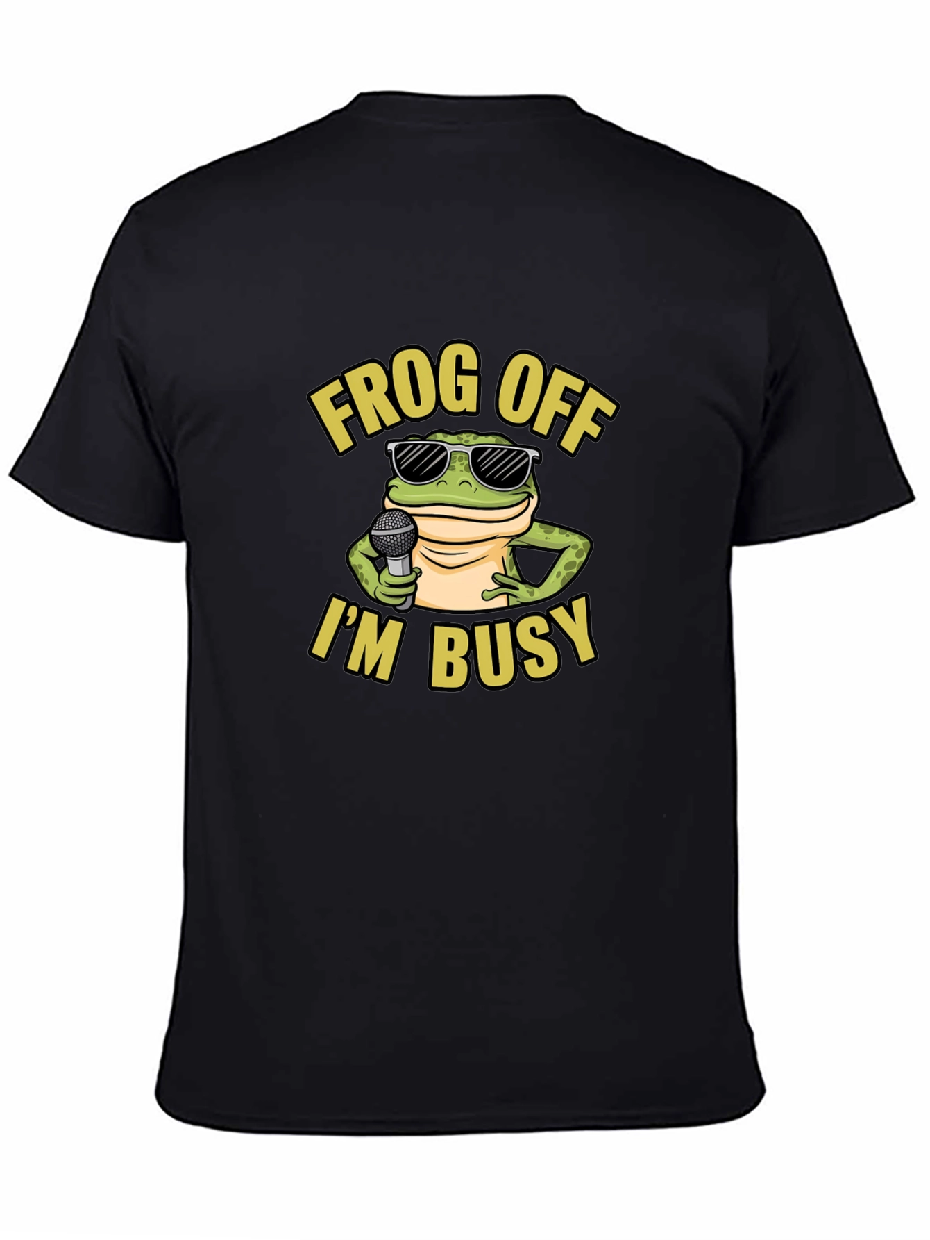Frog Off Im Busy Graphic T-Shirt