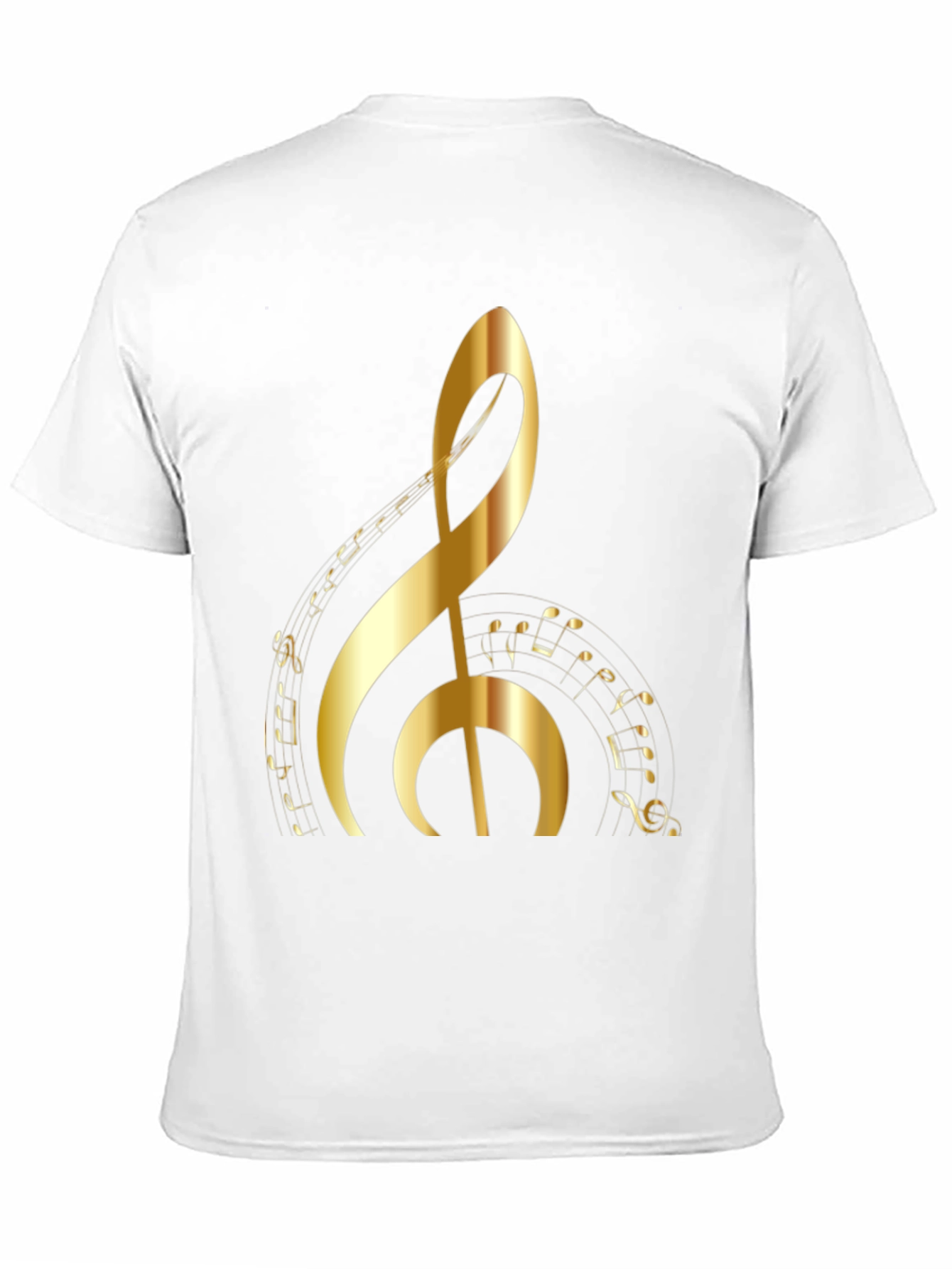 Golden Clef Music Note T-Shirt