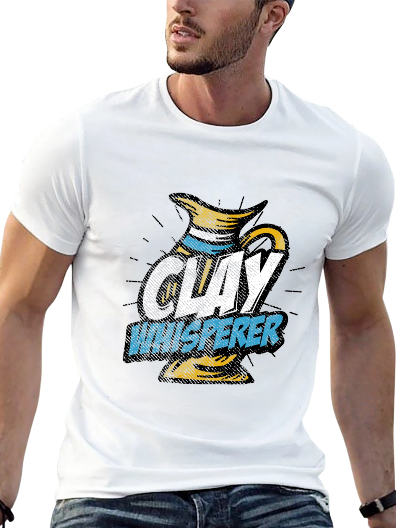 Clay Whisperer Graphic Tee - Pottery Lovers T-Shirt