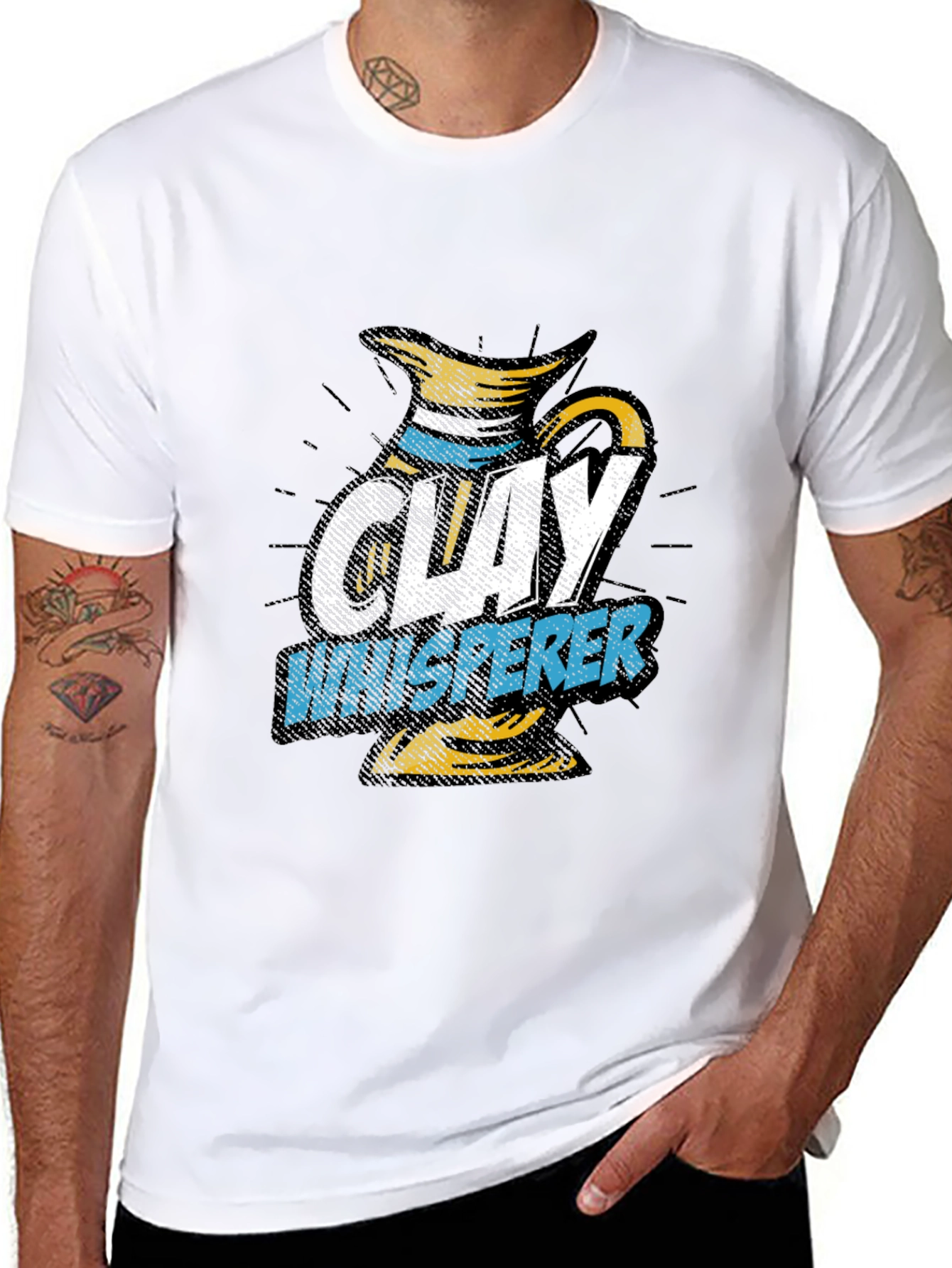 Clay Whisperer Graphic Tee - Pottery Lovers T-Shirt