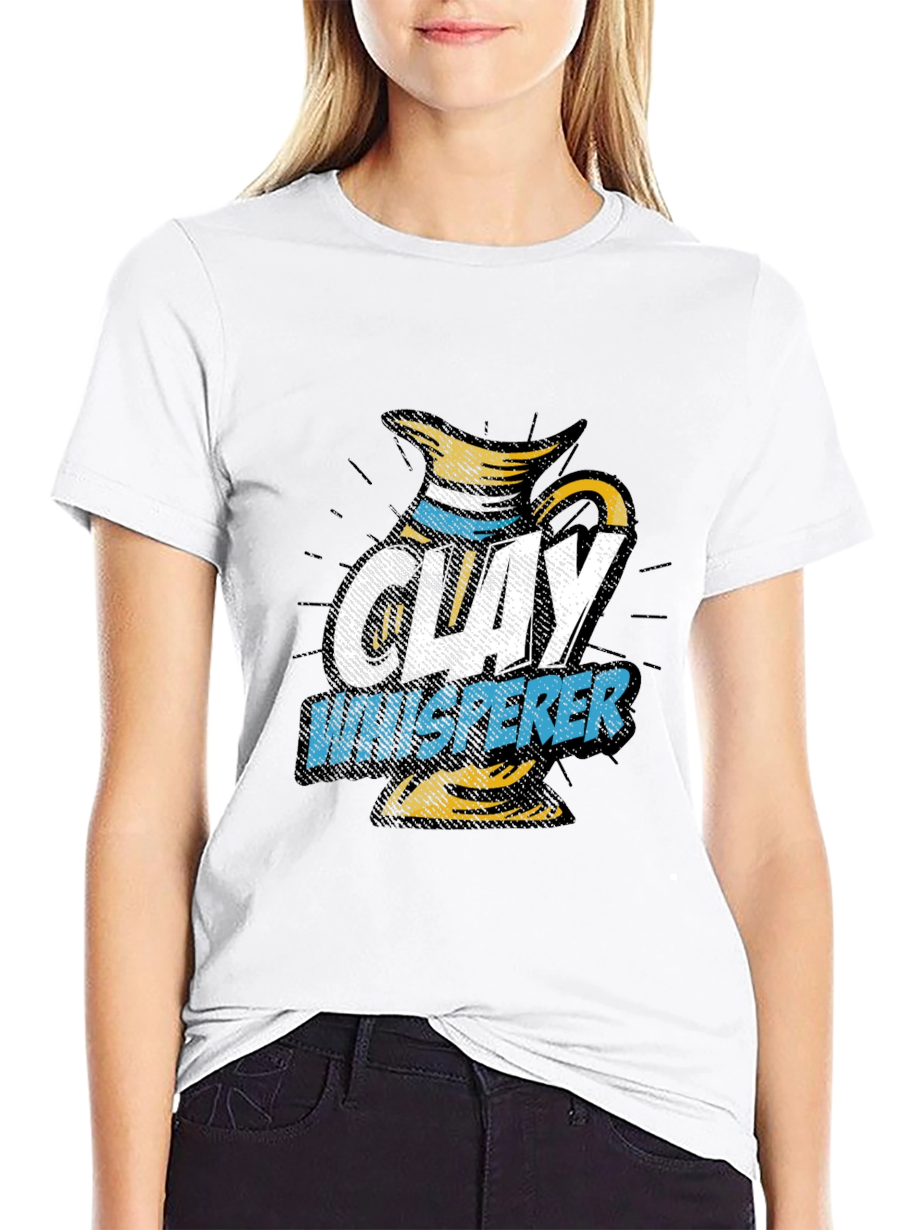 Clay Whisperer Graphic Tee - Pottery Lovers T-Shirt