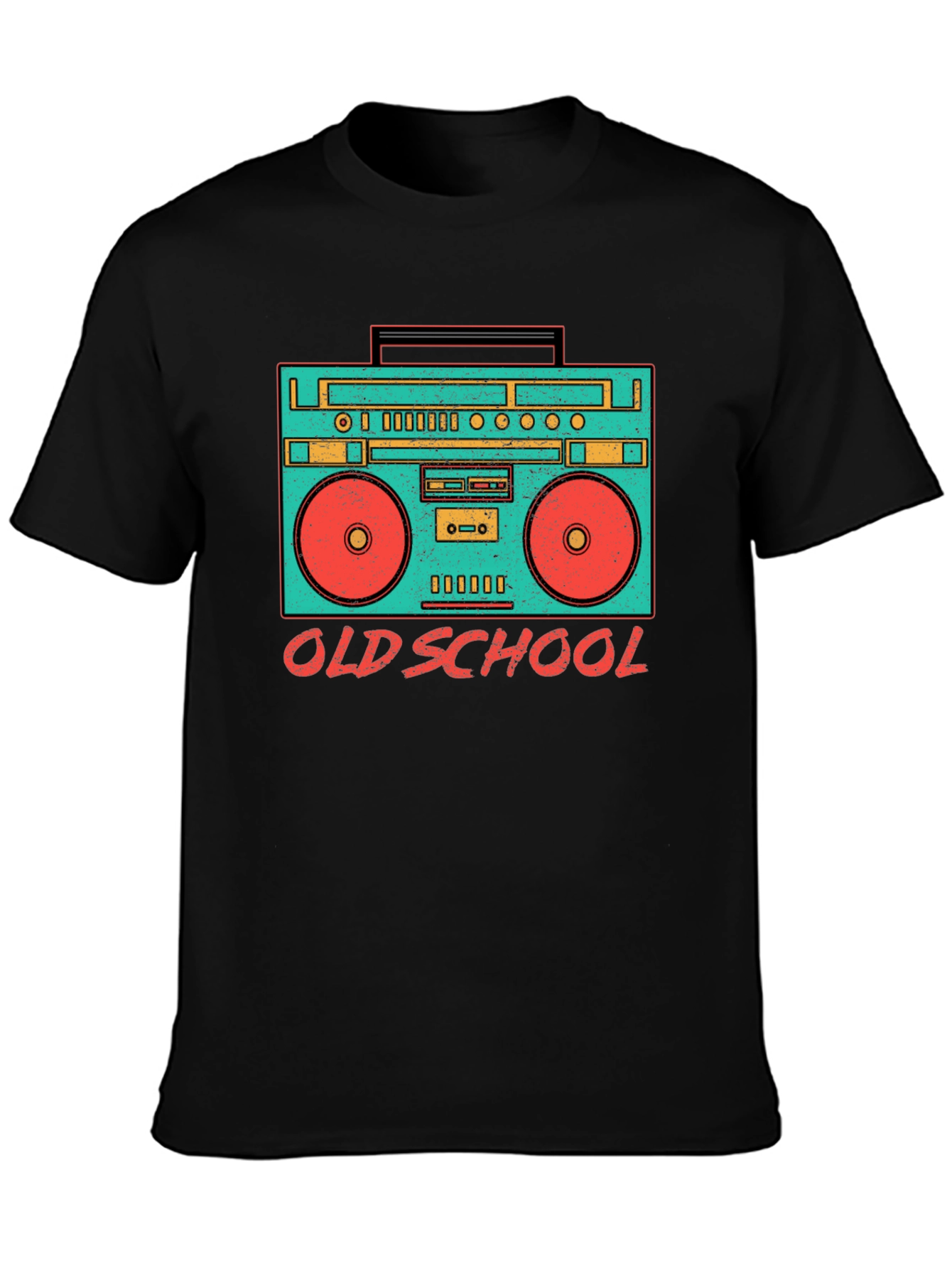 Retro Boombox Old School Graphic T-Shirt