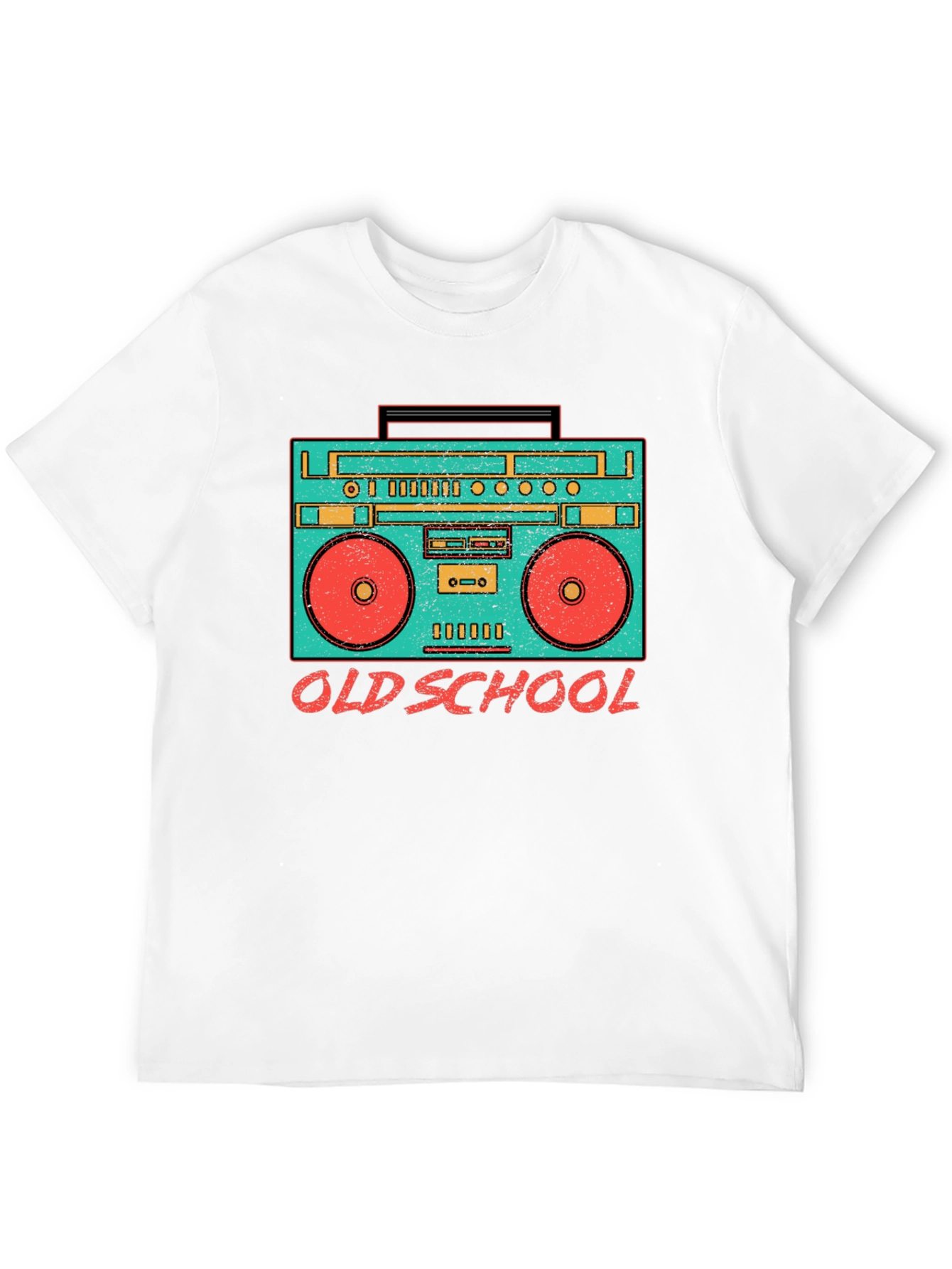 Retro Boombox Old School Graphic T-Shirt