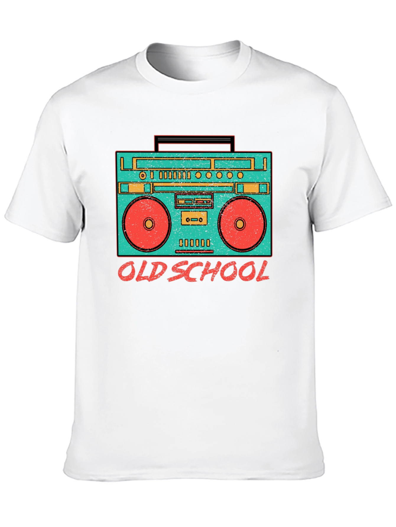 Retro Boombox Old School Graphic T-Shirt