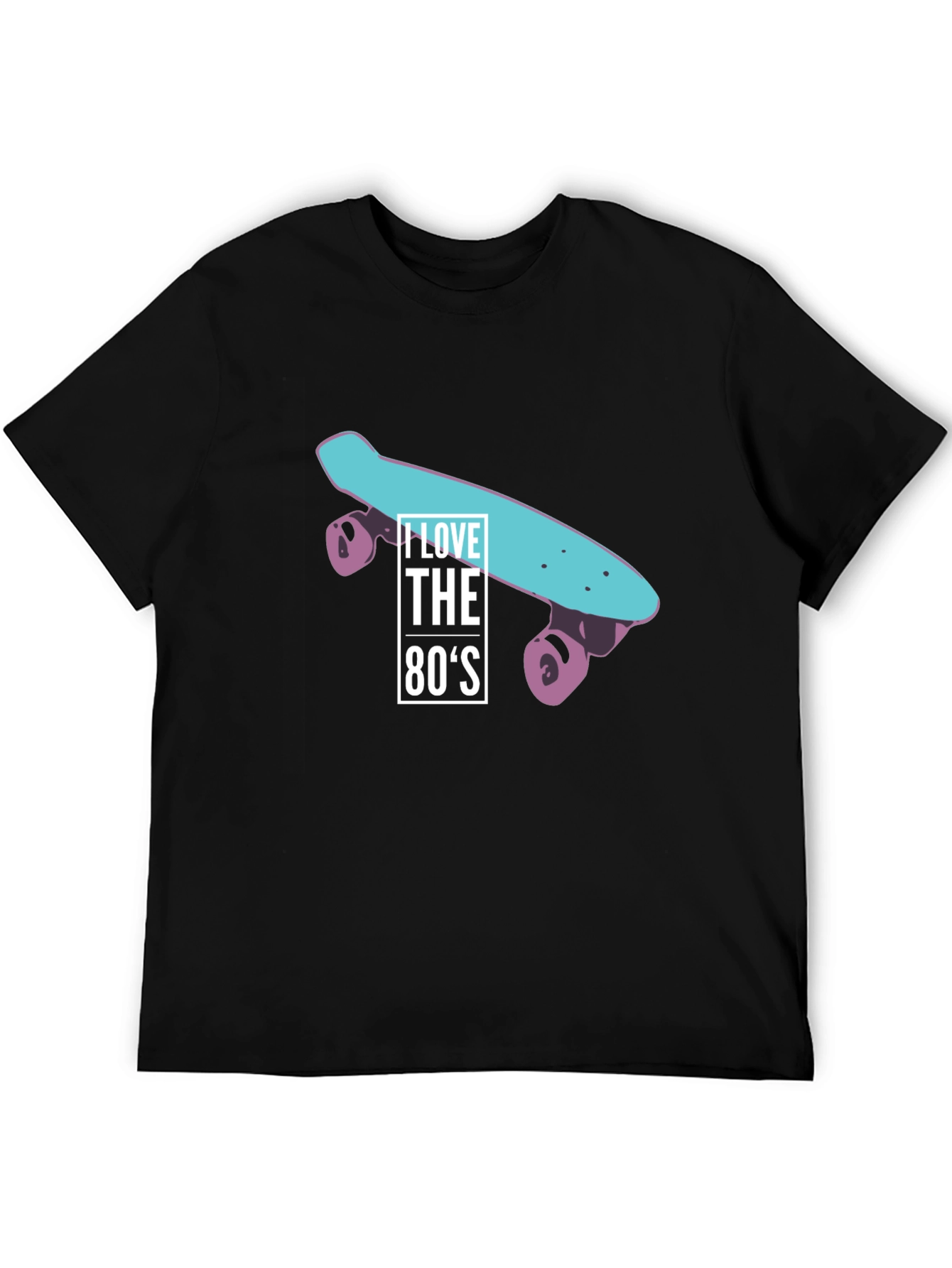I Love the 80s Skateboard Graphic T-Shirt
