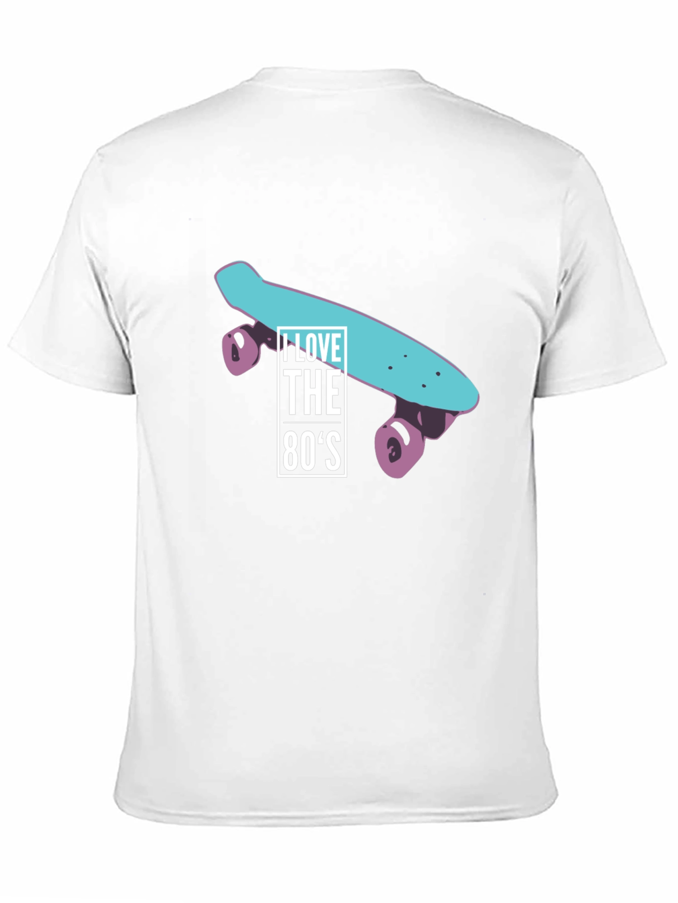 I Love the 80s Skateboard Graphic T-Shirt