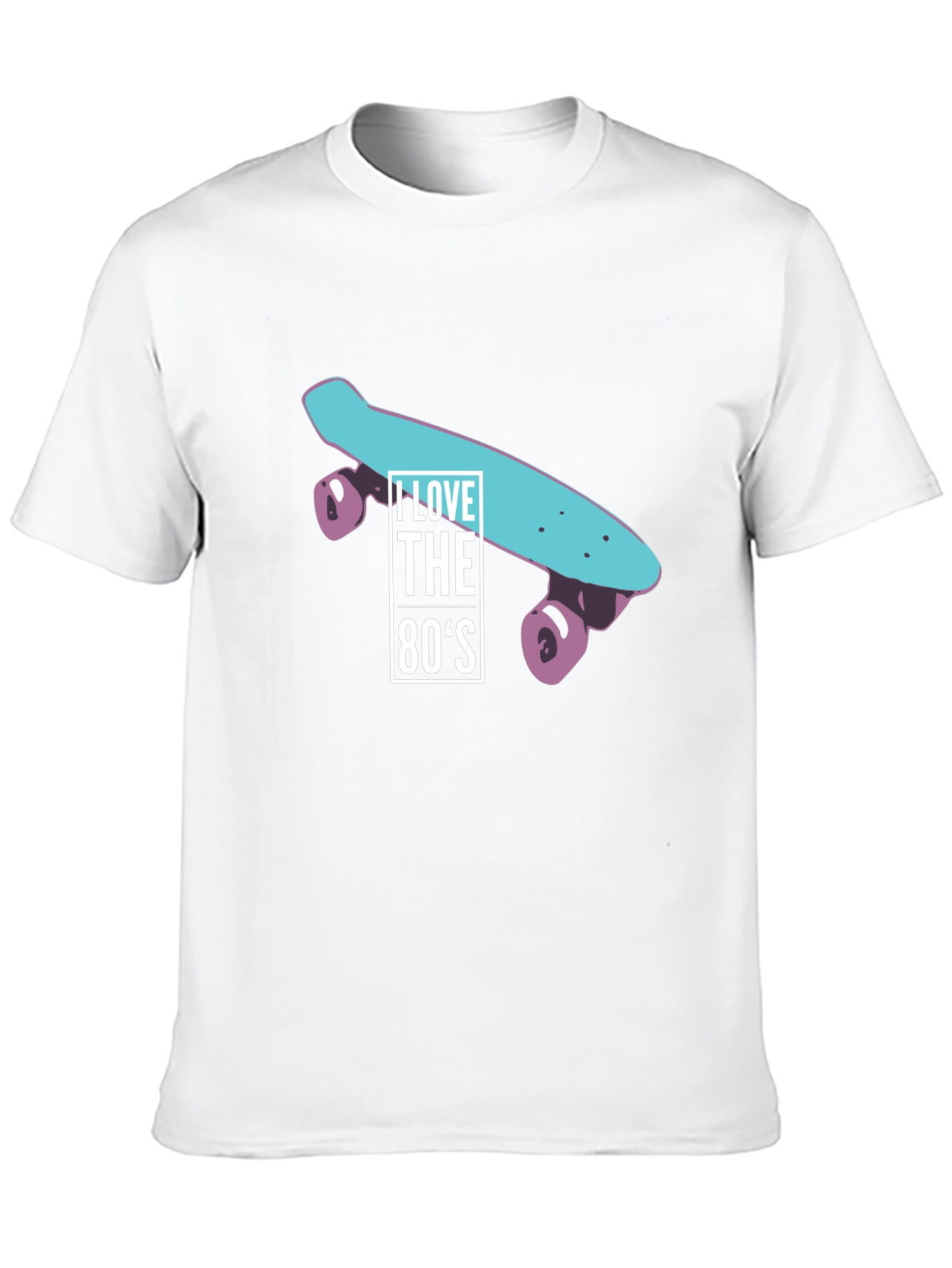 I Love the 80s Skateboard Graphic T-Shirt