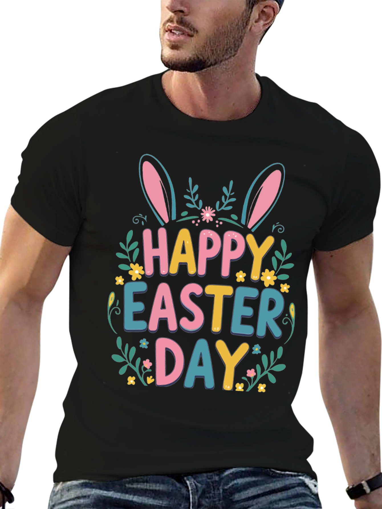 Happy Easter Day Graphic T-Shirt