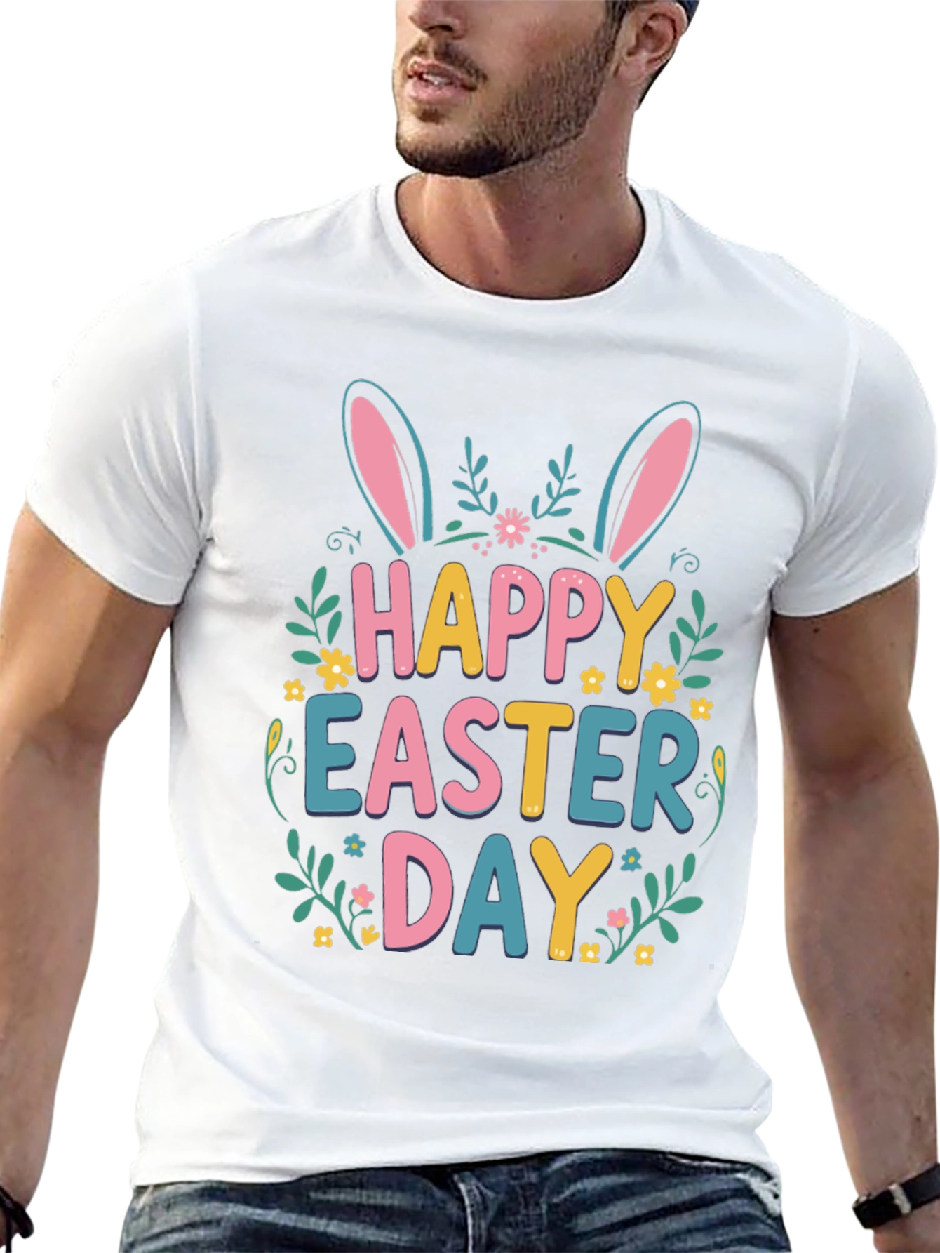 Happy Easter Day Graphic T-Shirt