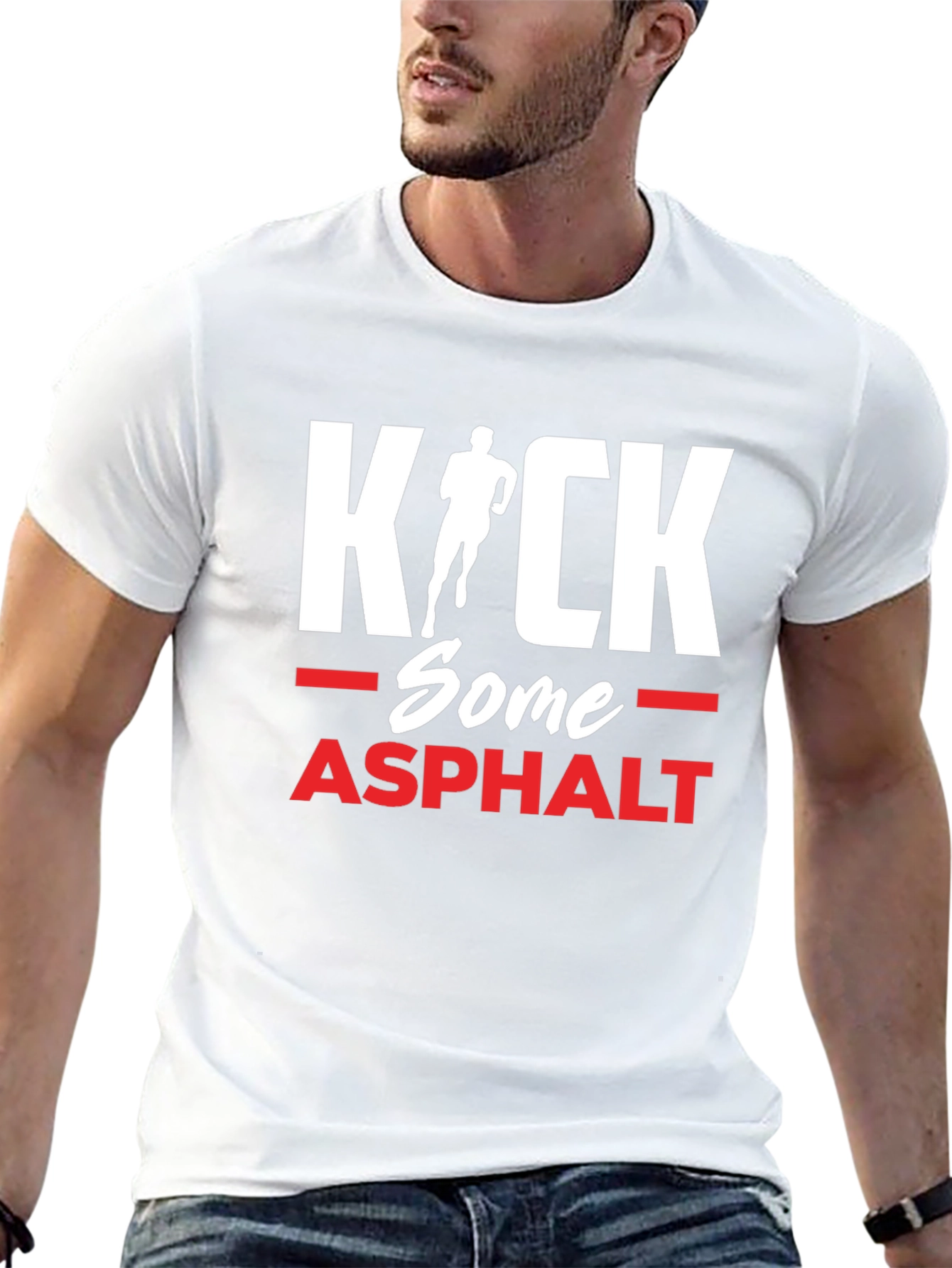 Kick Some Asphalt Running T-Shirt