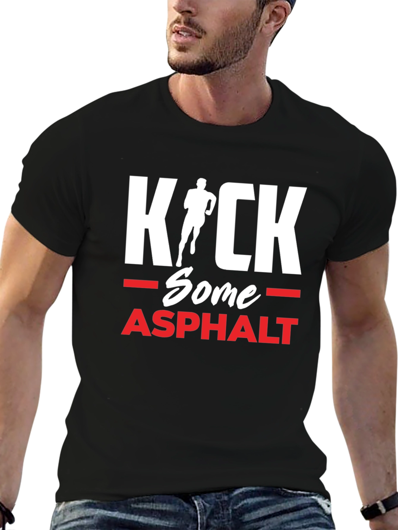 Kick Some Asphalt Running T-Shirt