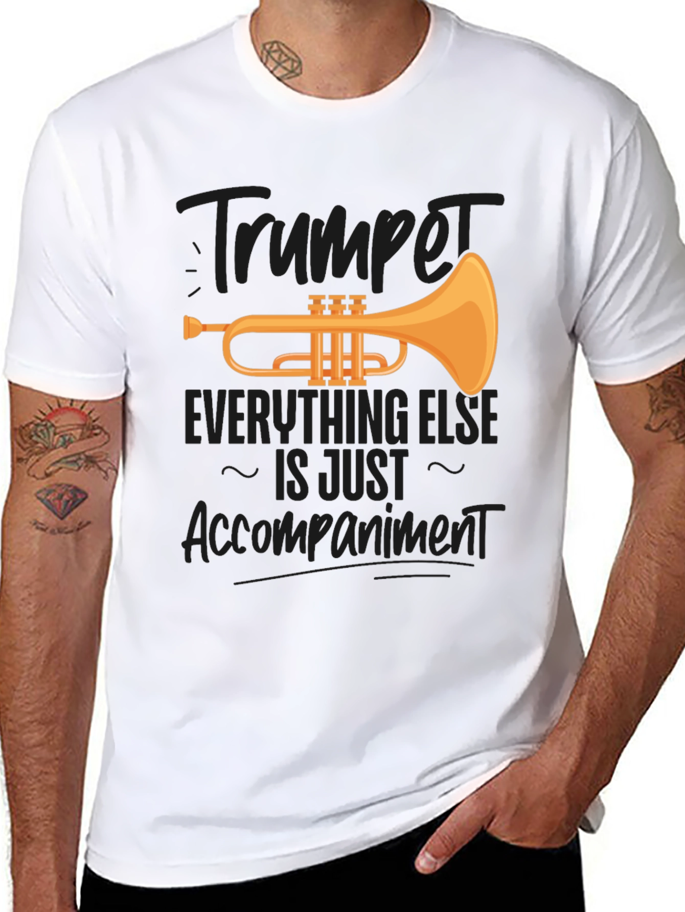 Trumpet Lover T-Shirt: Music is Everything