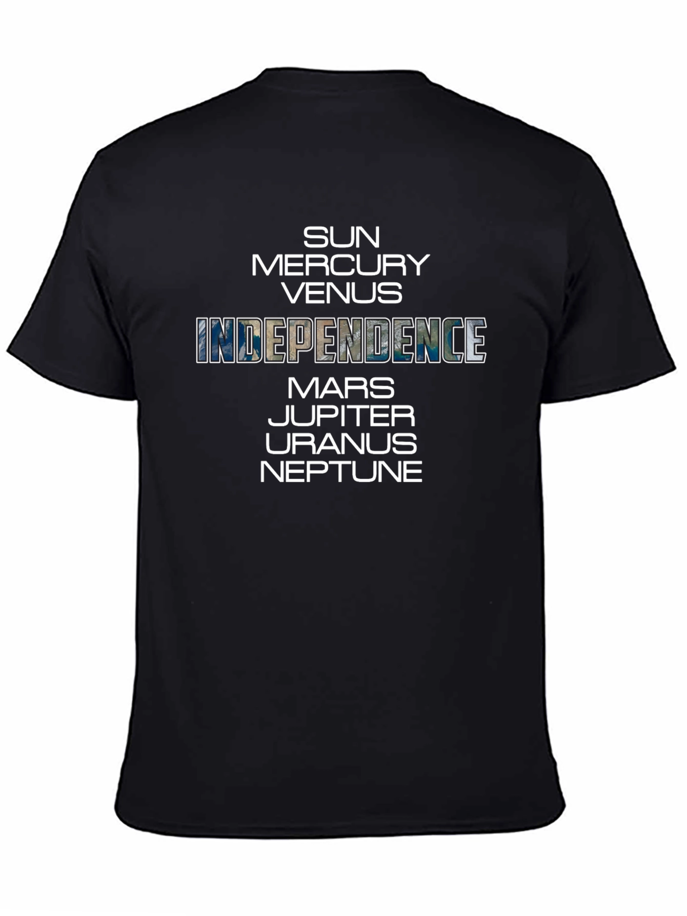 Planets Independence Day Graphic Tee