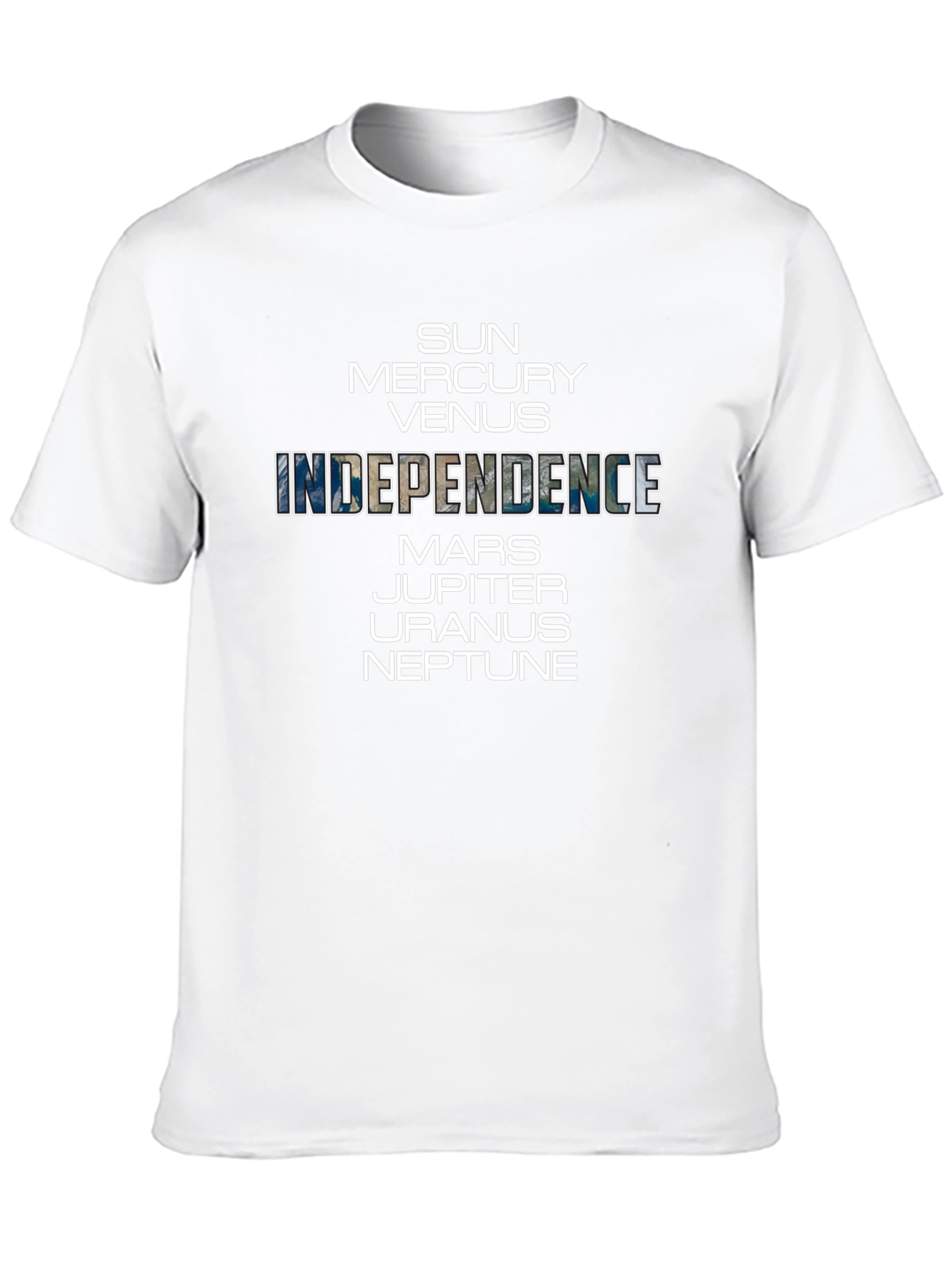 Planets Independence Day Graphic Tee