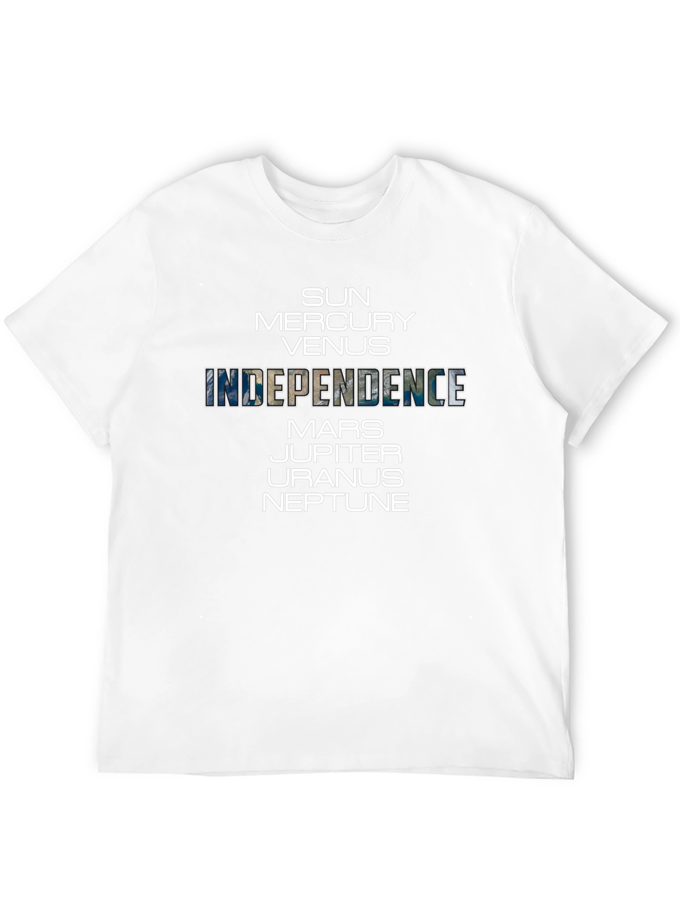 Planets Independence Day Graphic Tee