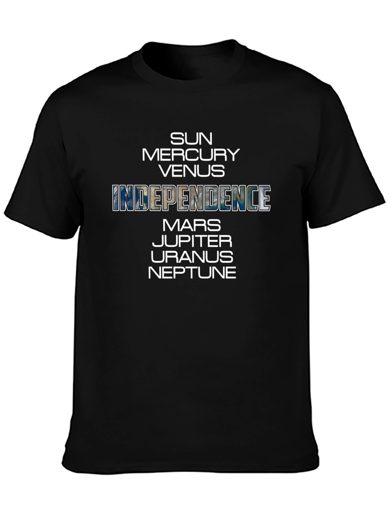 Planets Independence Day Graphic Tee