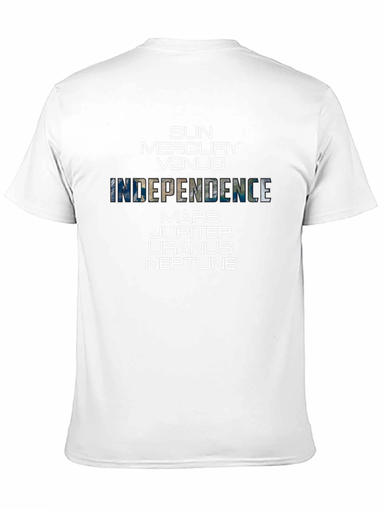 Planets Independence Day Graphic Tee
