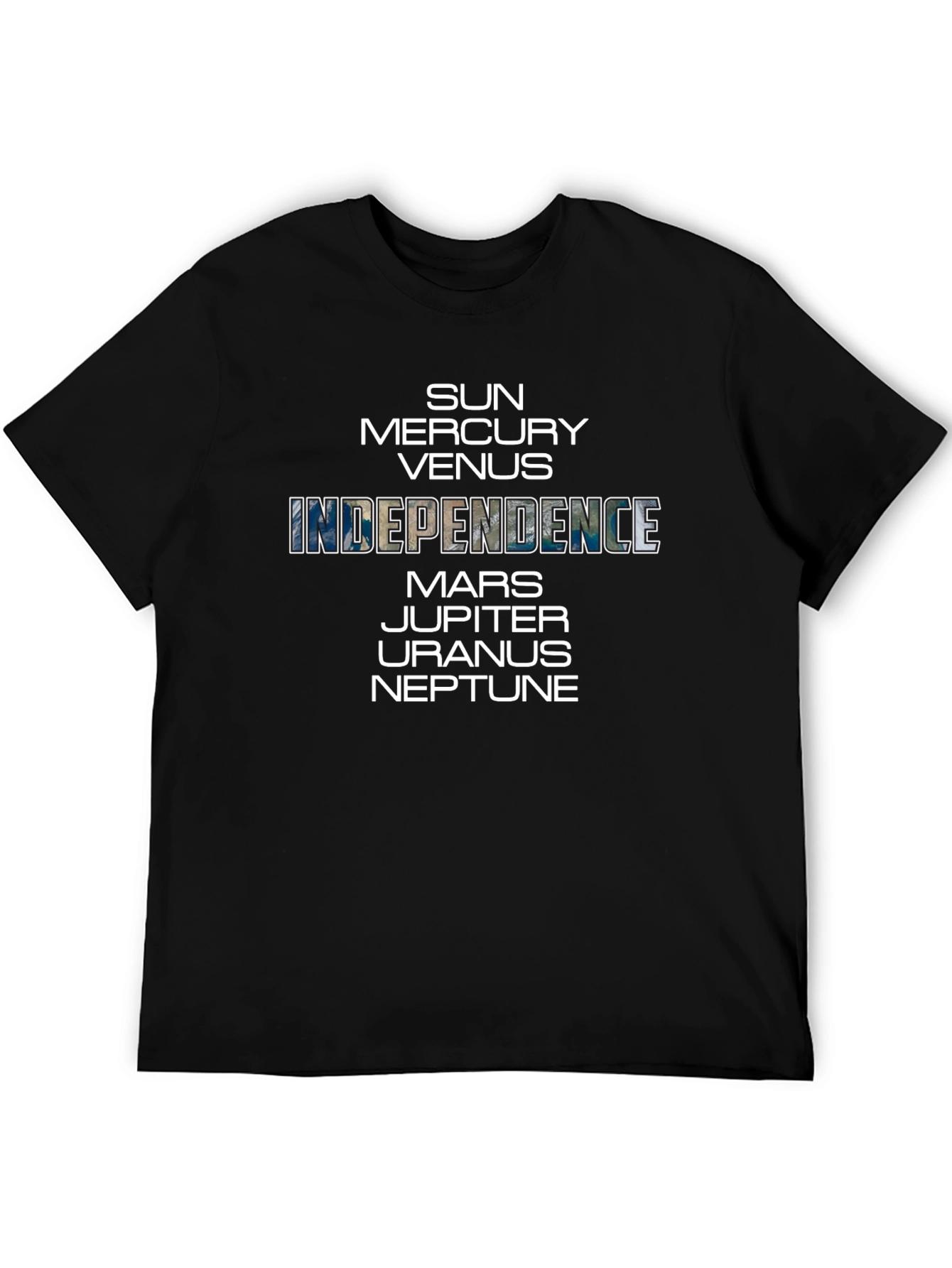 Planets Independence Day Graphic Tee