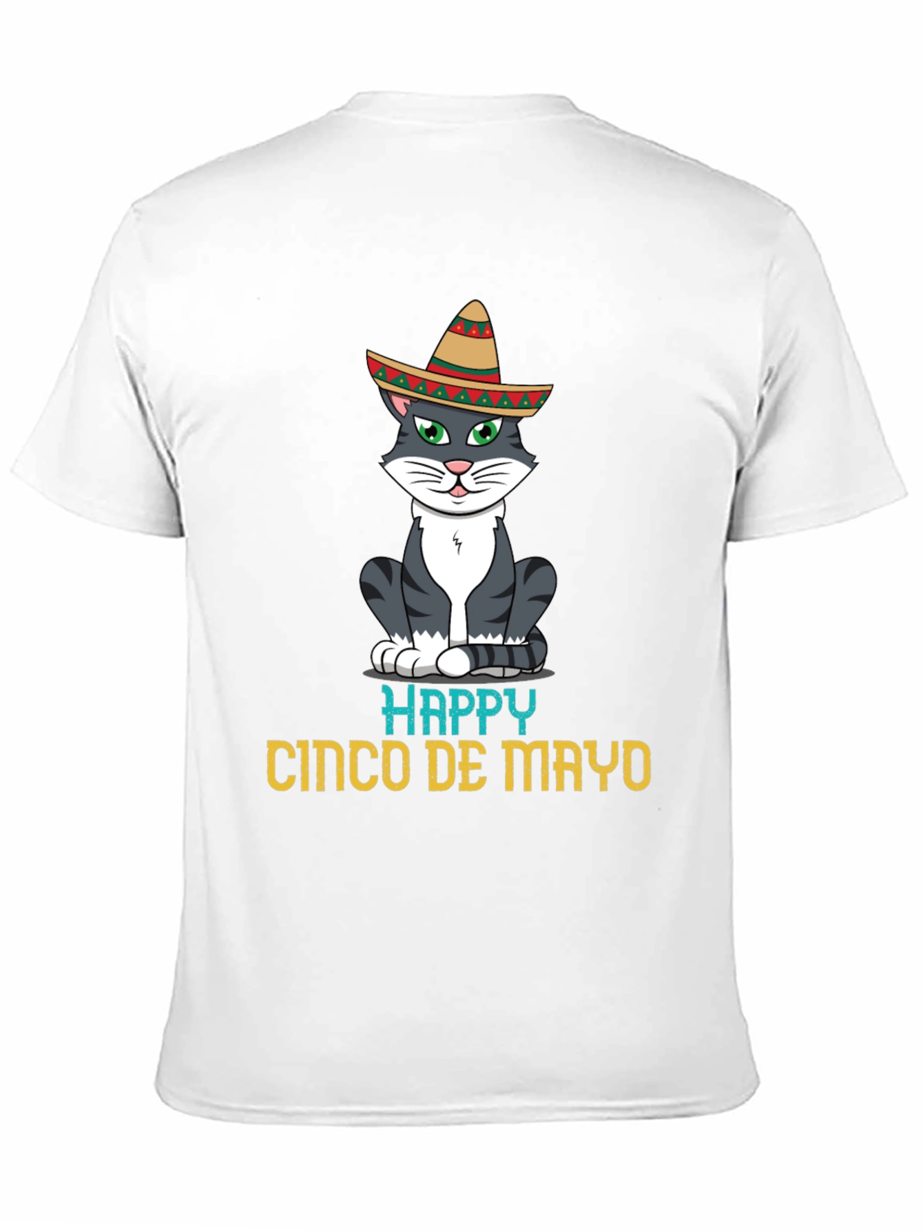 Happy Cinco De Mayo Cat T-Shirt