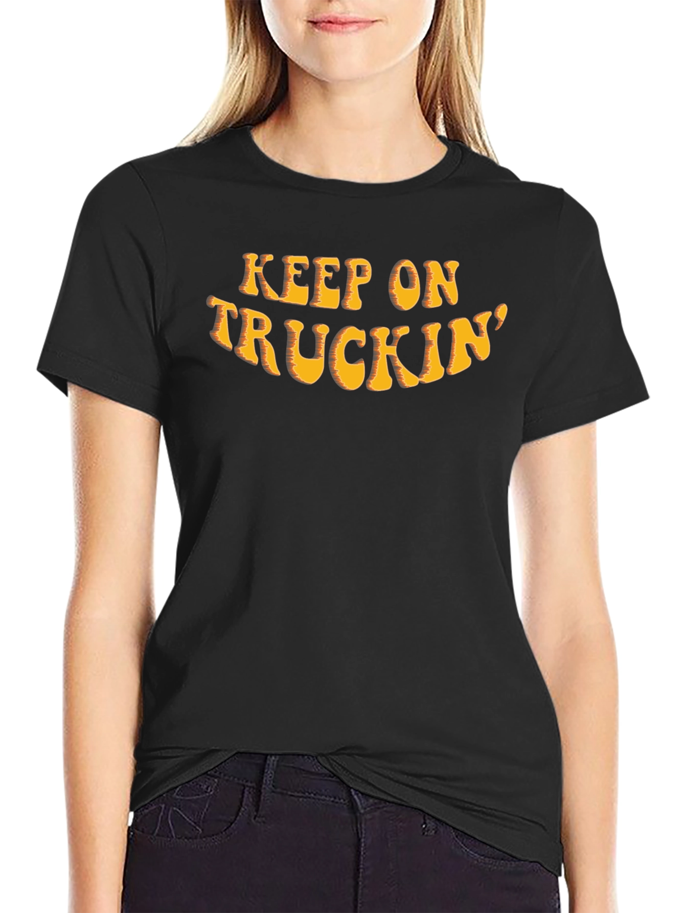 Keep On Truckin Graphic Tee - Retro Style