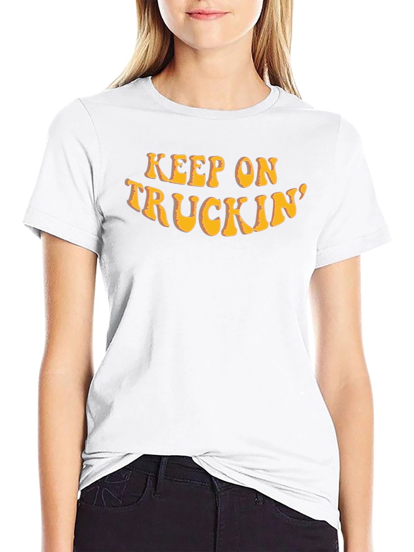 Keep On Truckin Graphic Tee - Retro Style