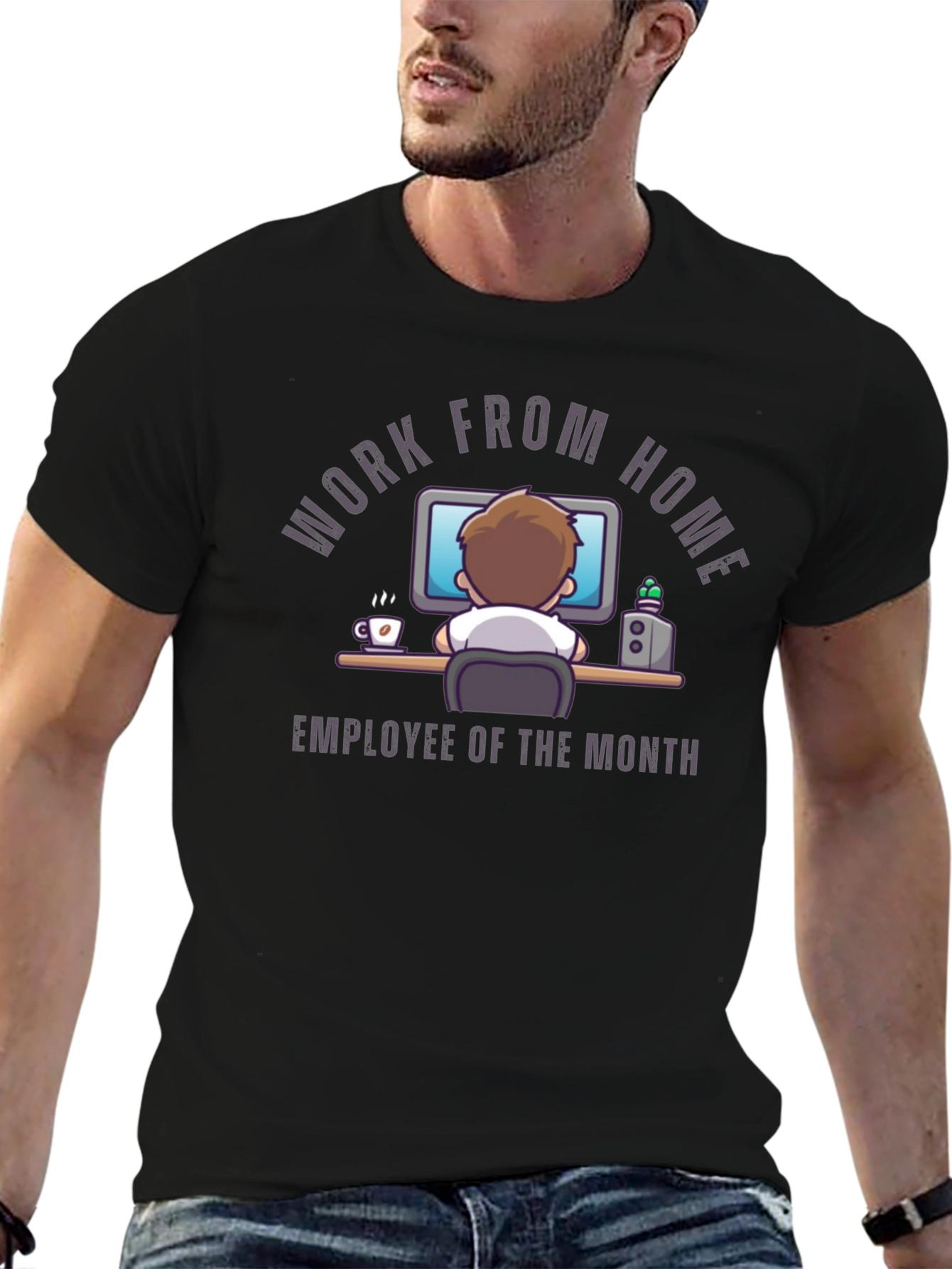 Work From Home Employee of the Month T-Shirt