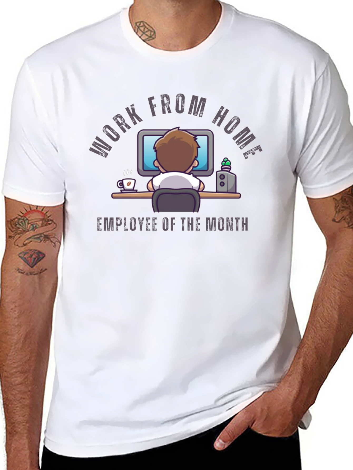Work From Home Employee of the Month T-Shirt