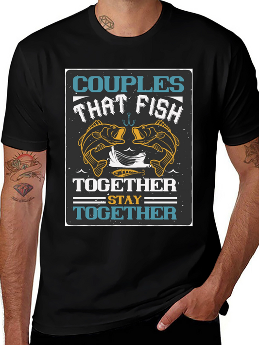 Couples That Fish Together T-Shirt