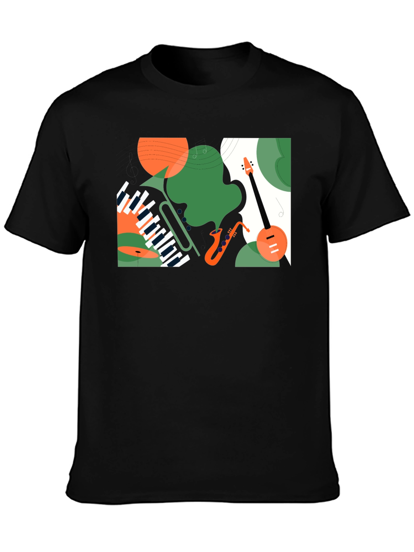 Abstract Music Design T-Shirt