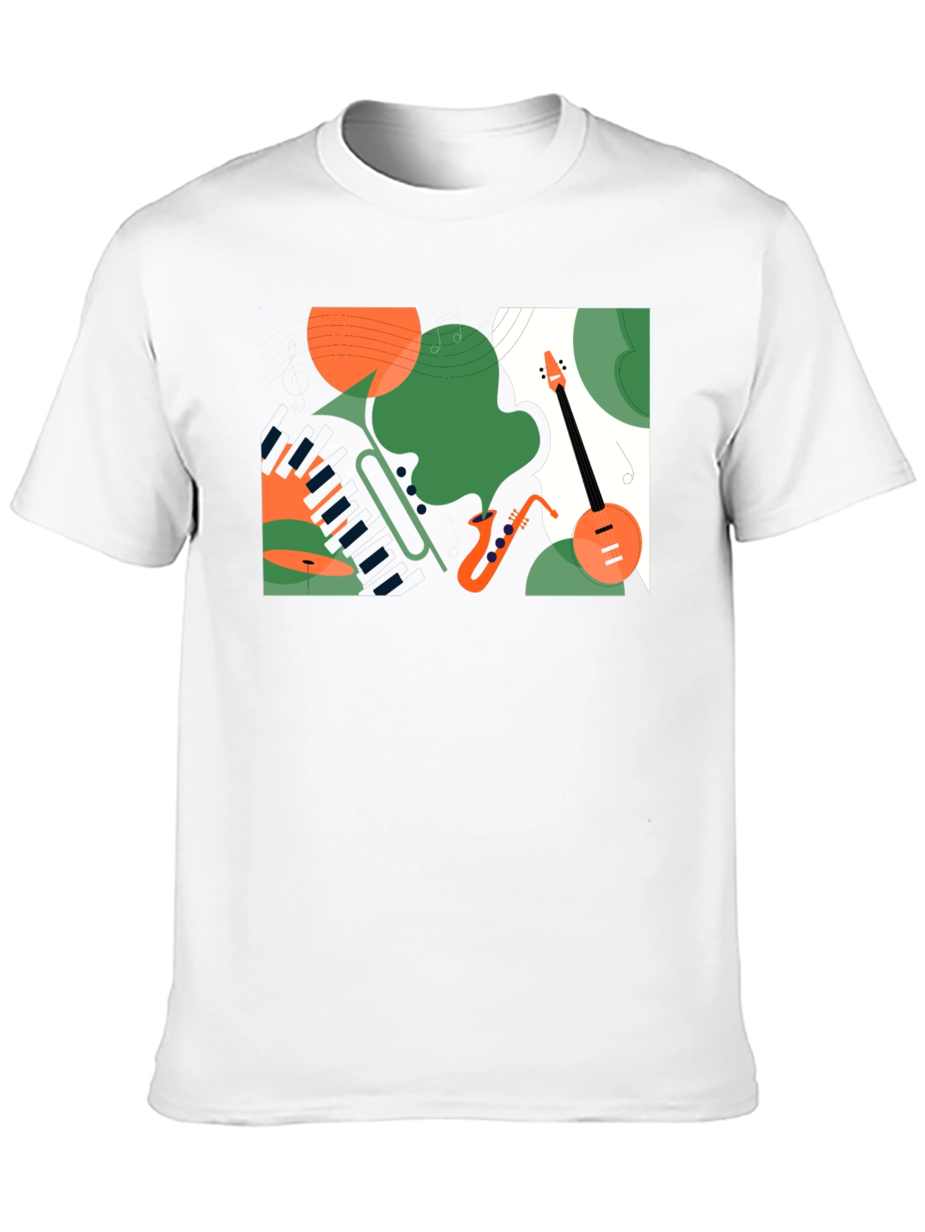 Abstract Music Design T-Shirt