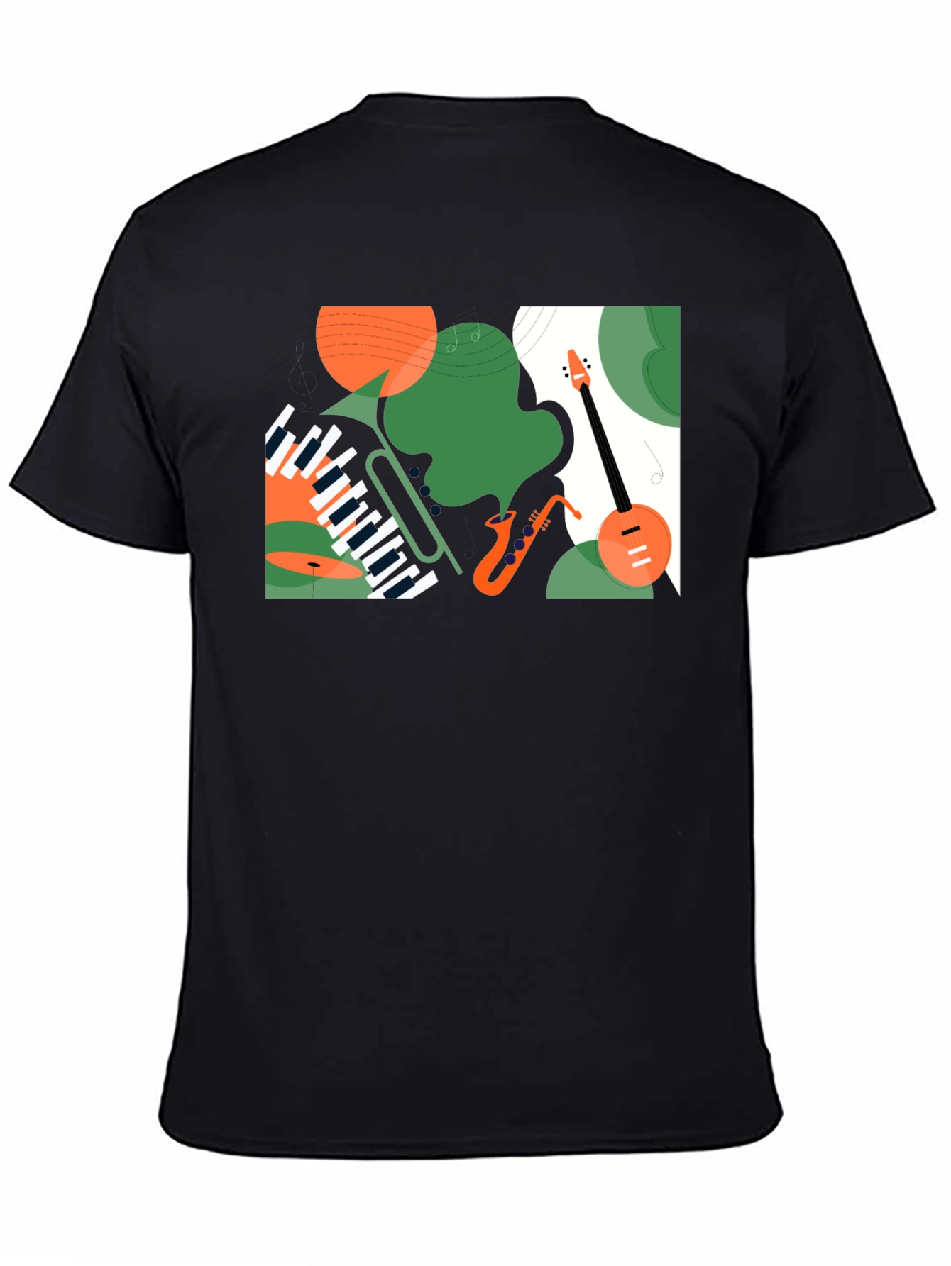 Abstract Music Design T-Shirt