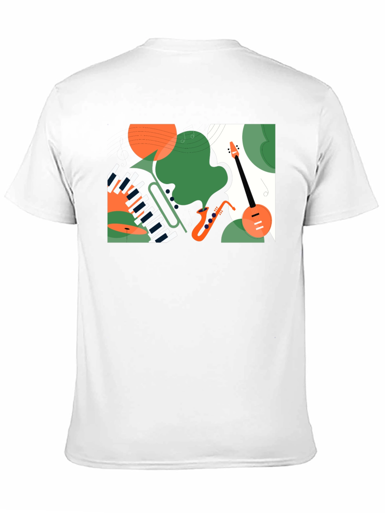 Abstract Music Design T-Shirt