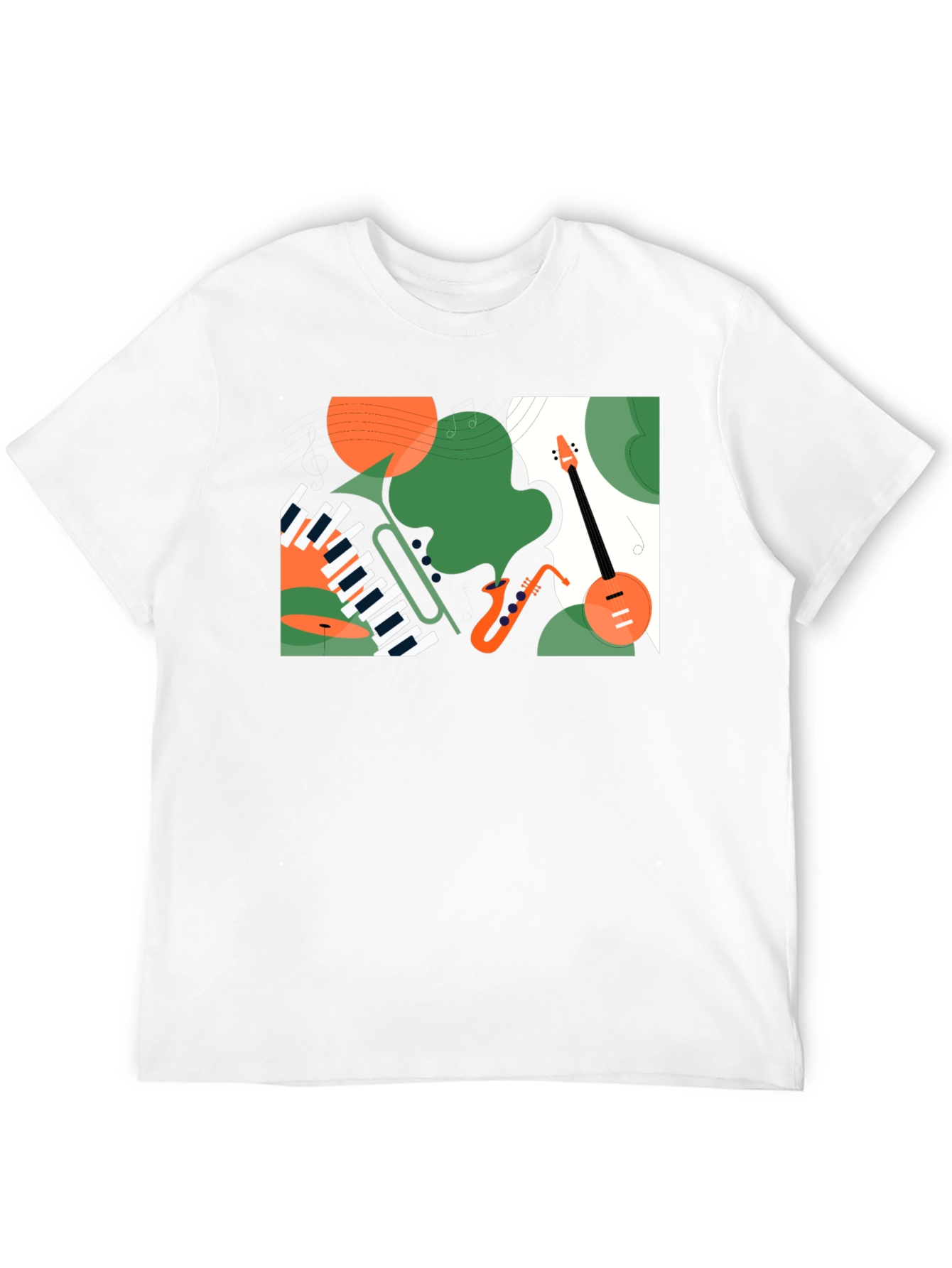 Abstract Music Design T-Shirt