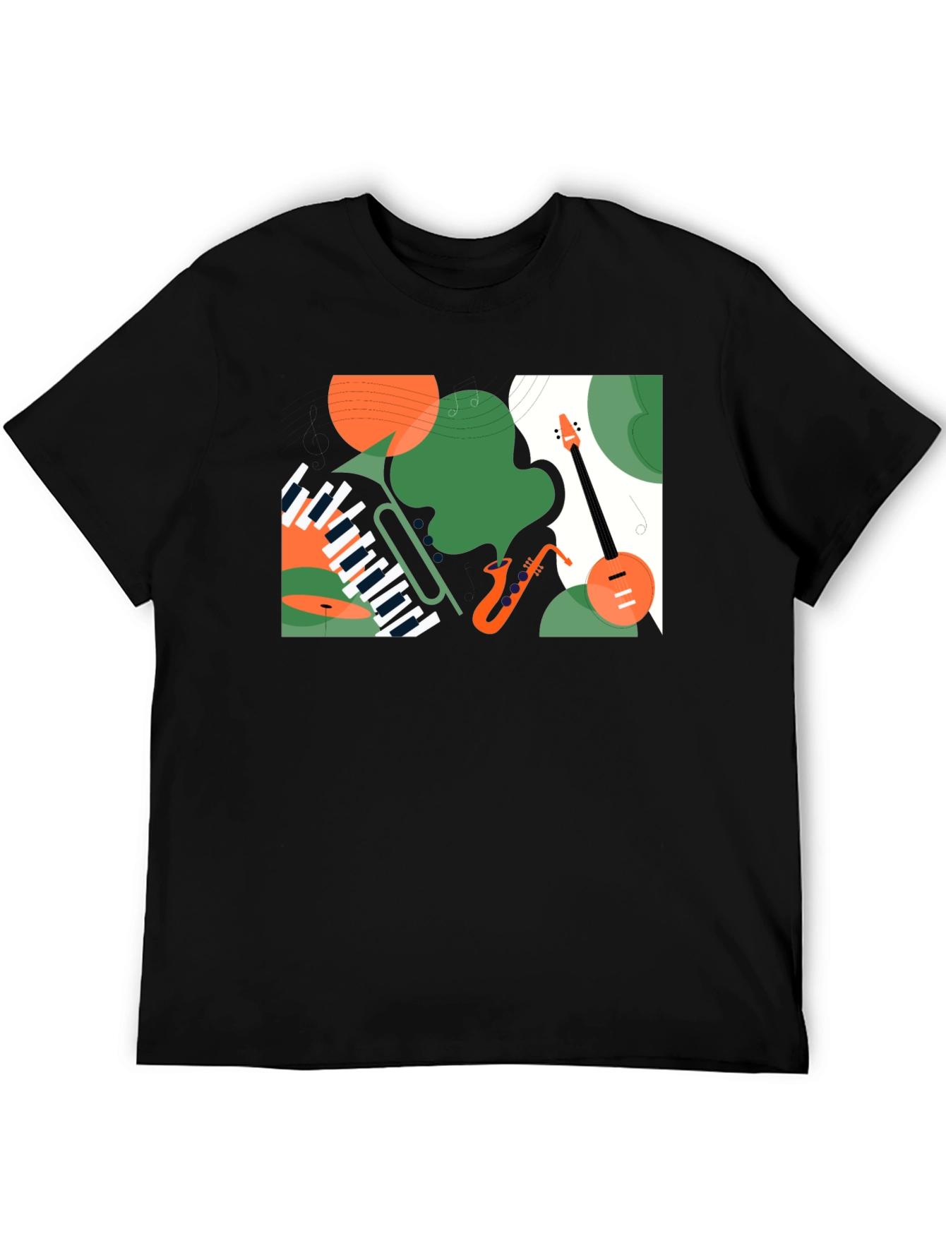 Abstract Music Design T-Shirt
