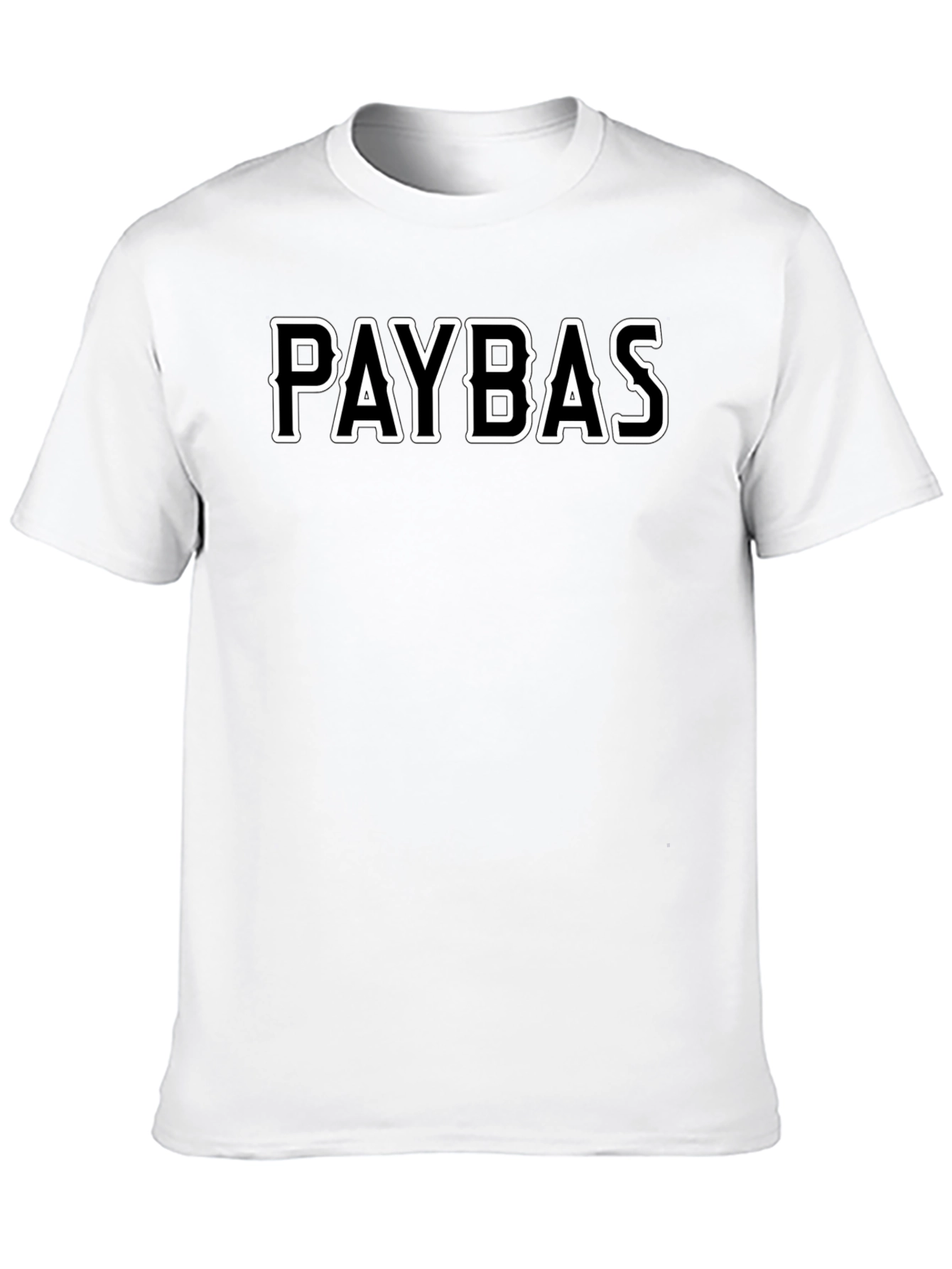 PAYBAS Black Graphic Tee - Casual Style