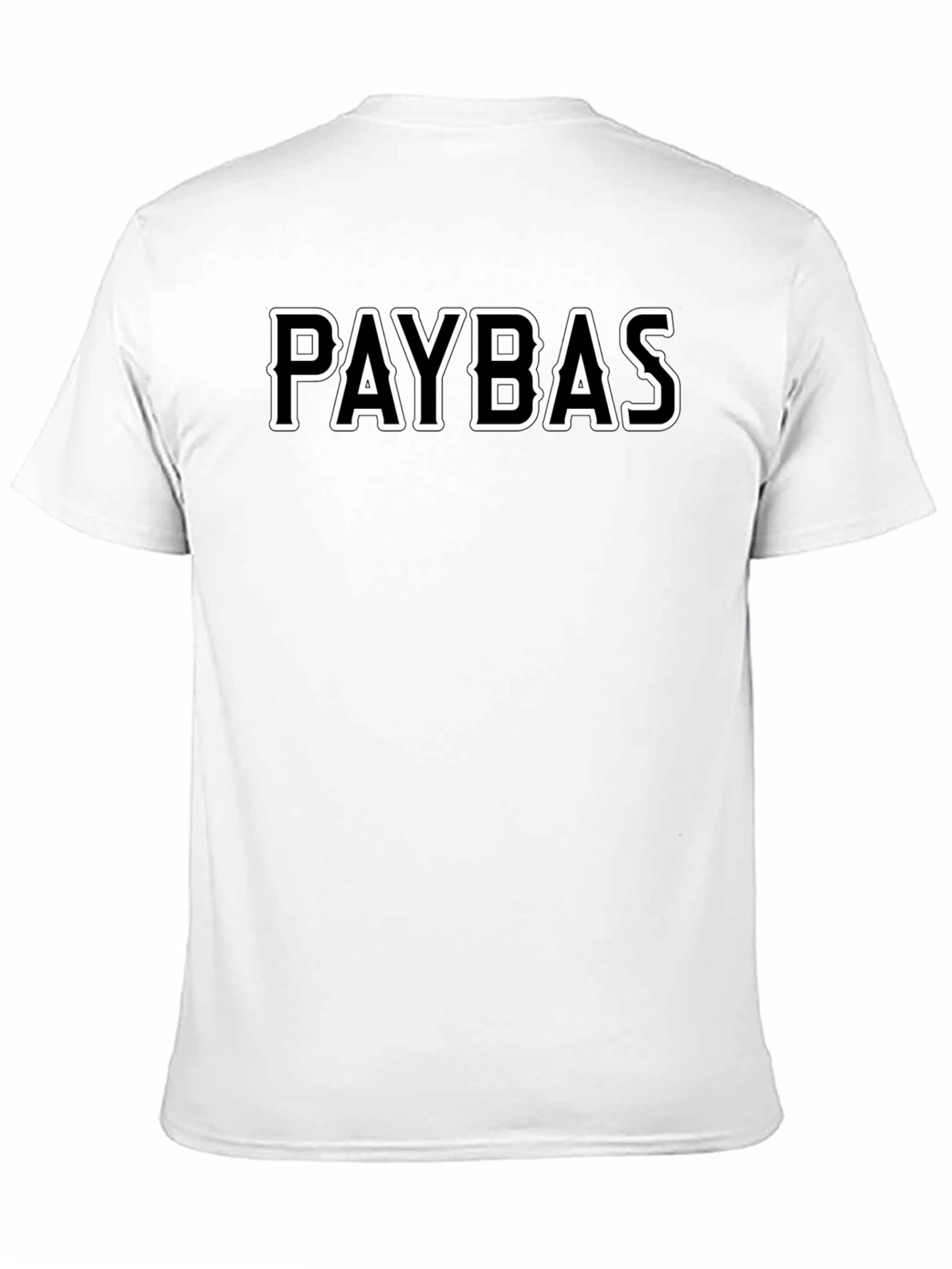 PAYBAS Black Graphic Tee - Casual Style