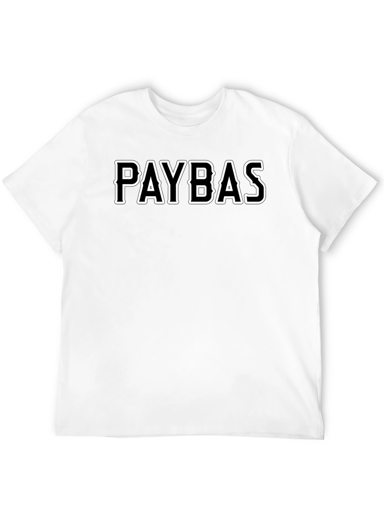 PAYBAS Black Graphic Tee - Casual Style