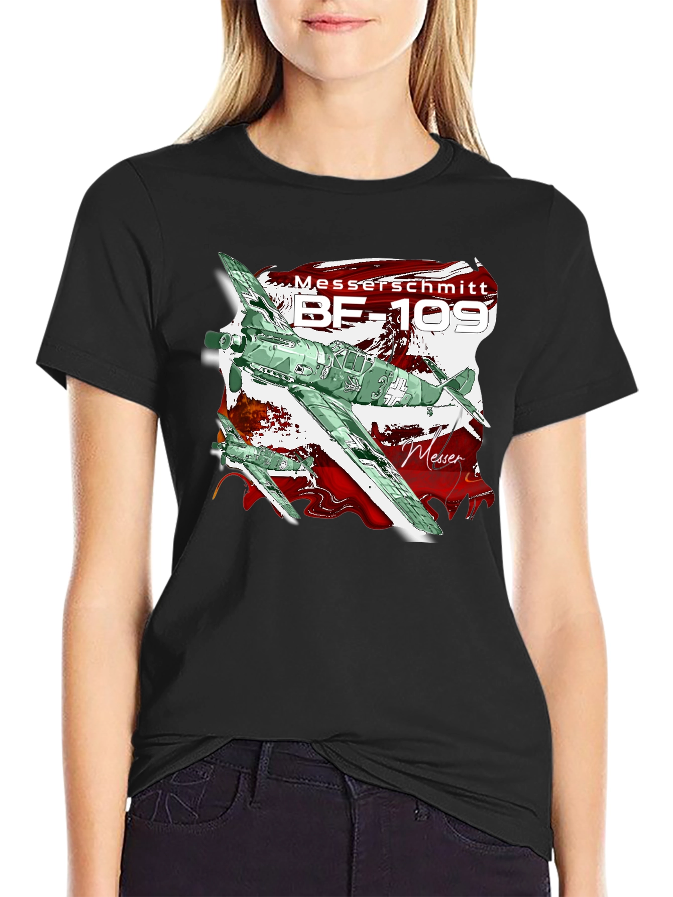 BF-109 T-Shirt - Classic Airplane Tee
