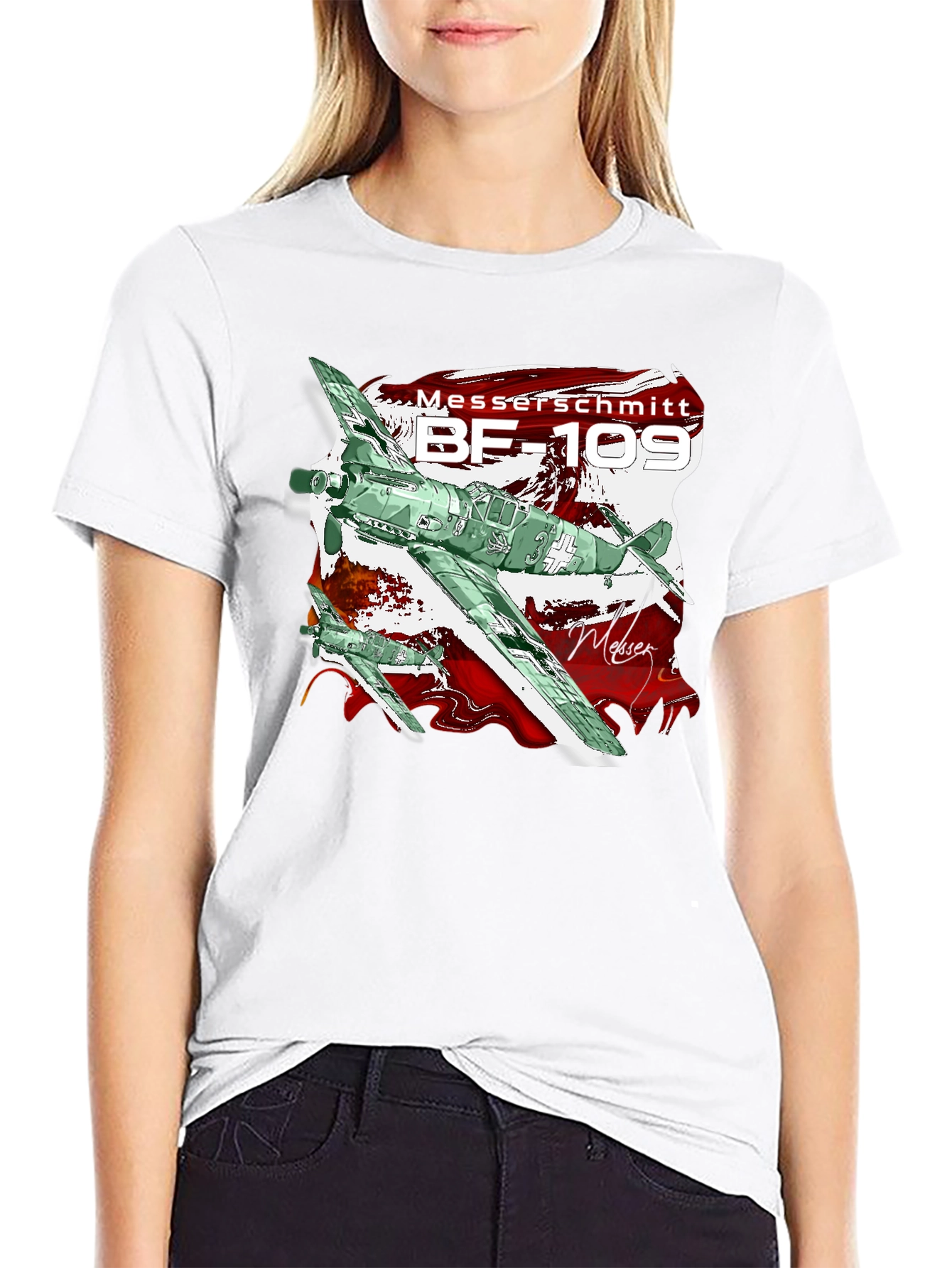 BF-109 T-Shirt - Classic Airplane Tee
