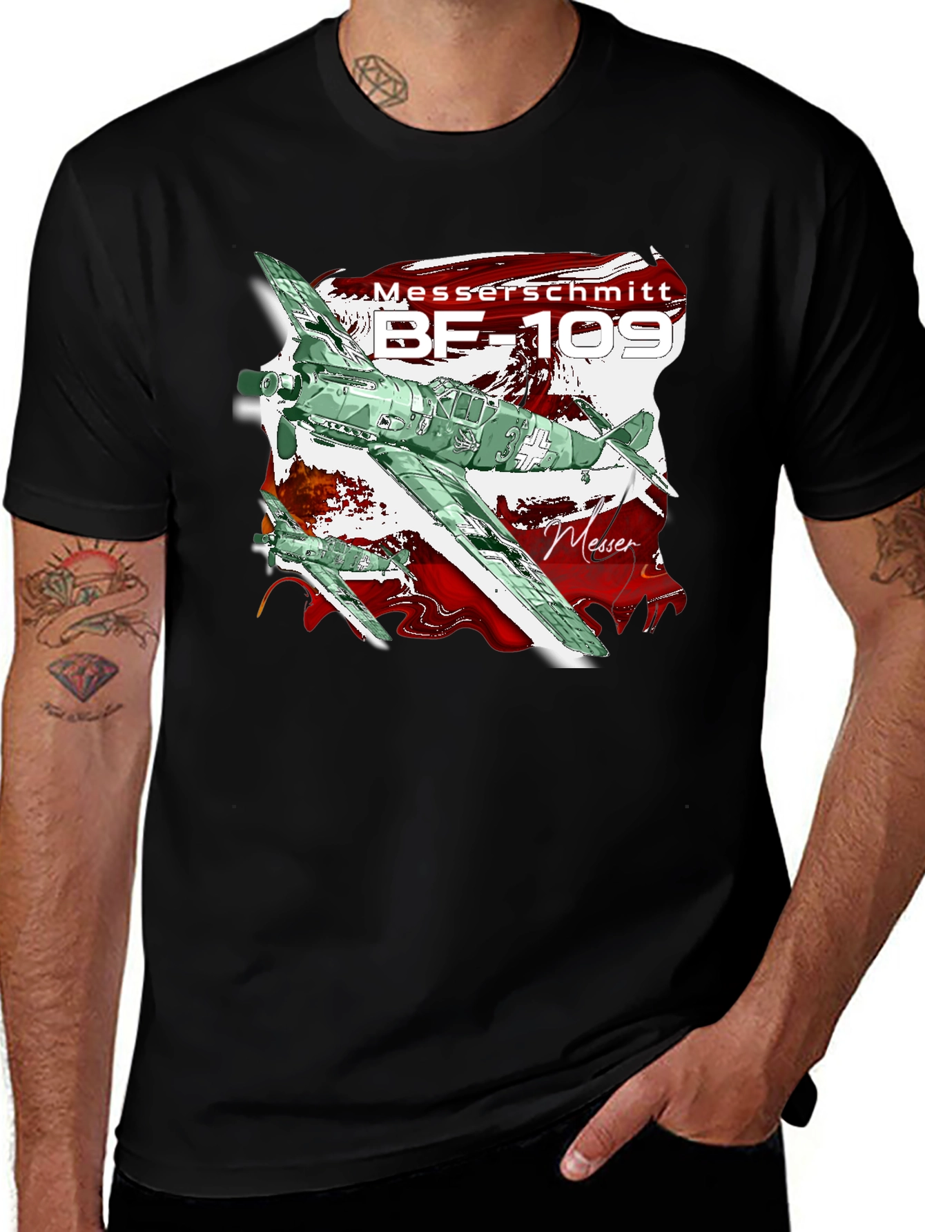 BF-109 T-Shirt - Classic Airplane Tee